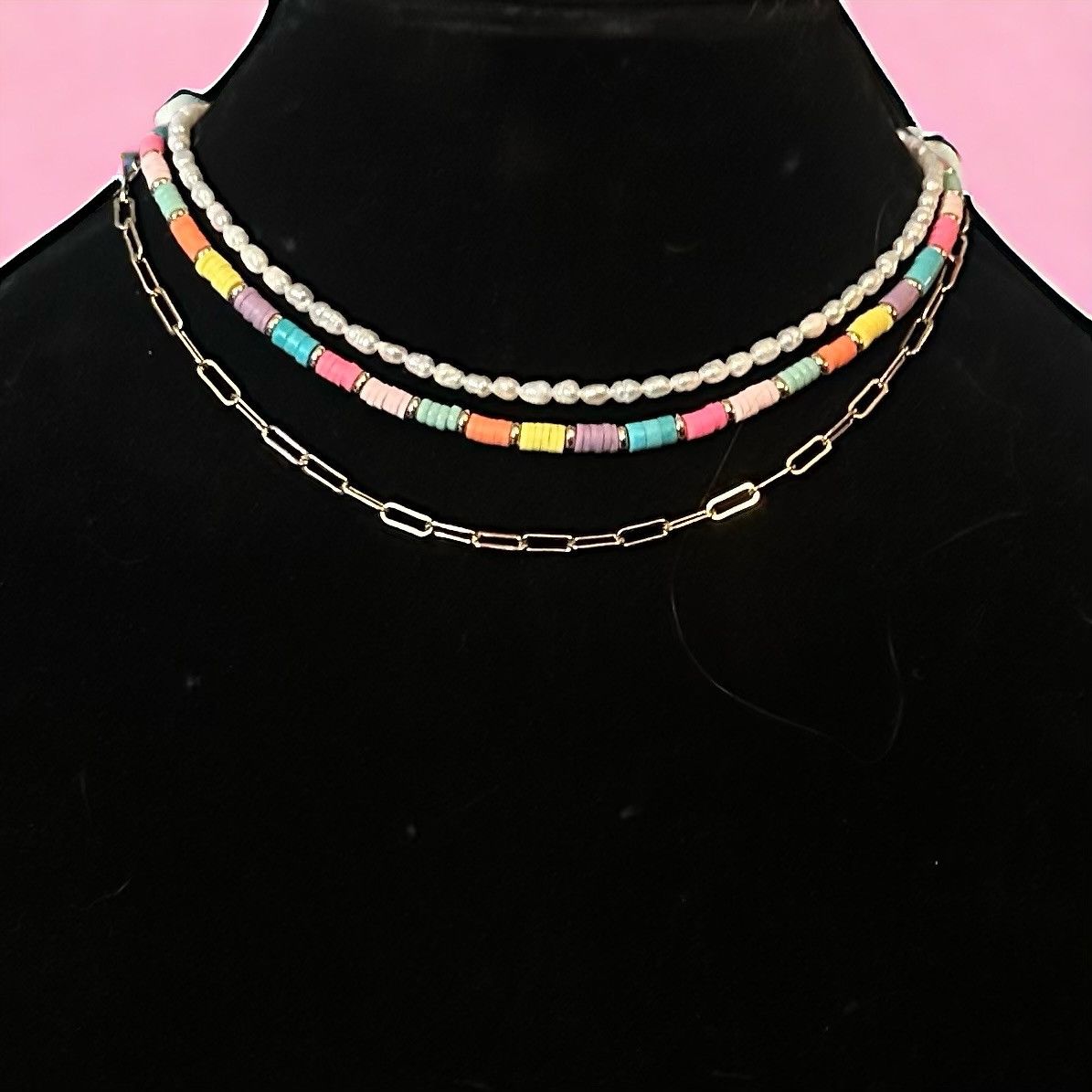 Other Frenzy colorful multi layered chain necklace Size ONE SIZE - 1 Thumbnail