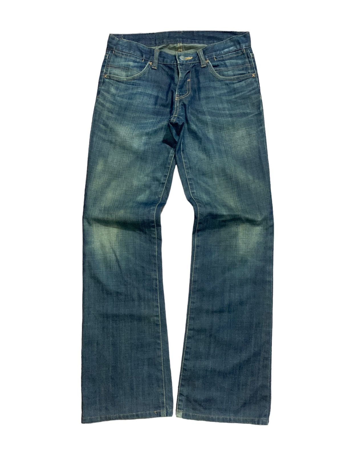 Tornado Mart Tornado Mart 6 pocket mud wash flare denim jeans Size US 30 / EU 46 - 1 Thumbnail
