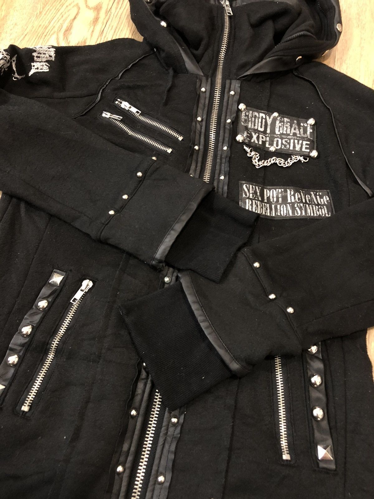 14th Addiction × Japanese Brand Sexpot Revenge Rebellion symbols hoodie jacket Size US M / EU 48-50 / 2 - 13 Thumbnail