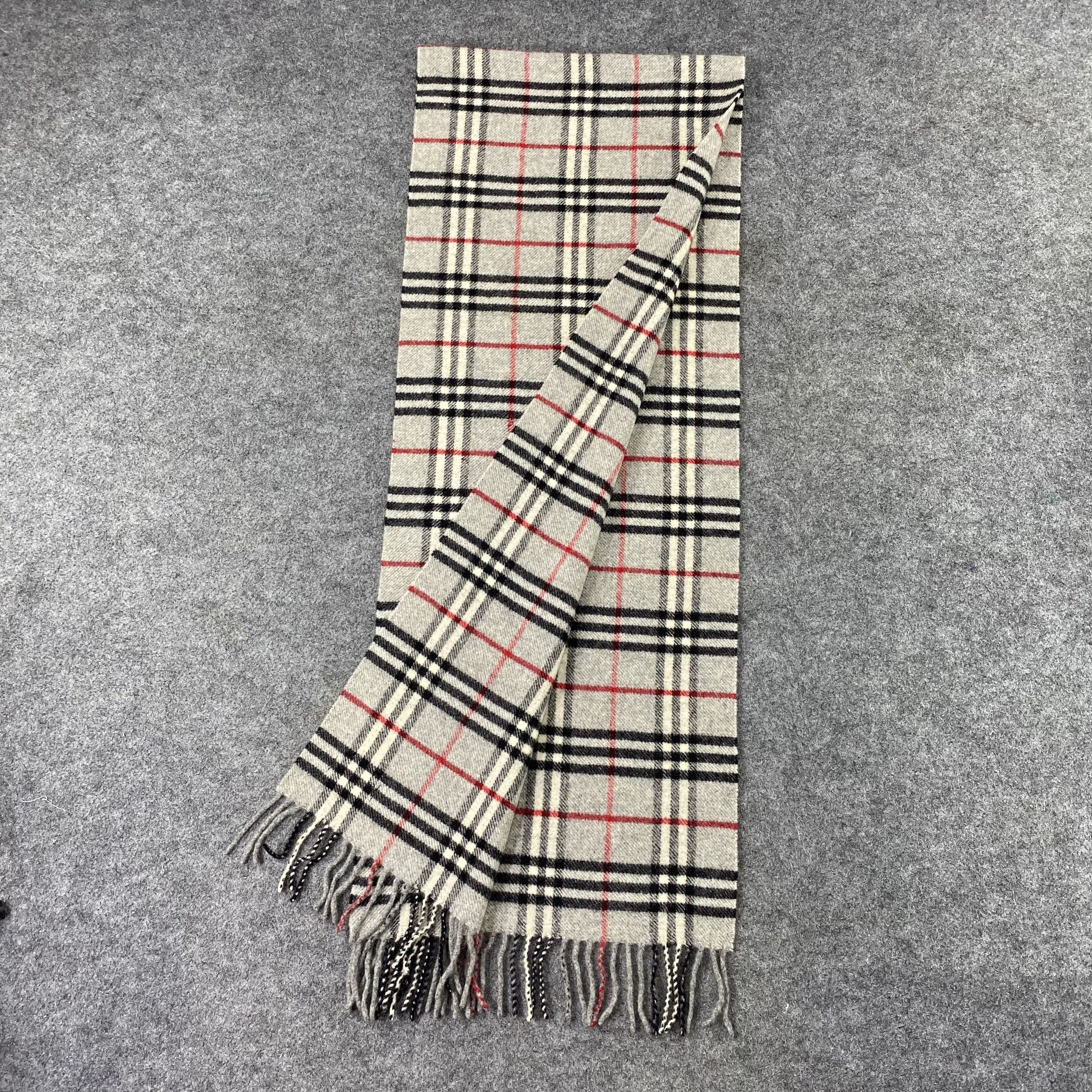 Burberry × Vintage Burberry Scarf / Muffler / Neckwear - T1201 Size ONE SIZE - 3 Thumbnail