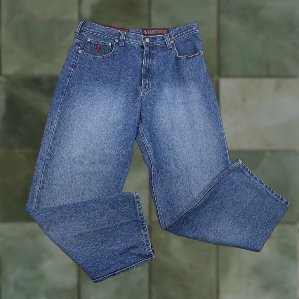 Vintage VINTAGE Team Jeans College Football South Carolina Gamecocks Denim Jeans Adult 36 Men Blue 90s Size US 36 / EU 52 - 1 Thumbnail