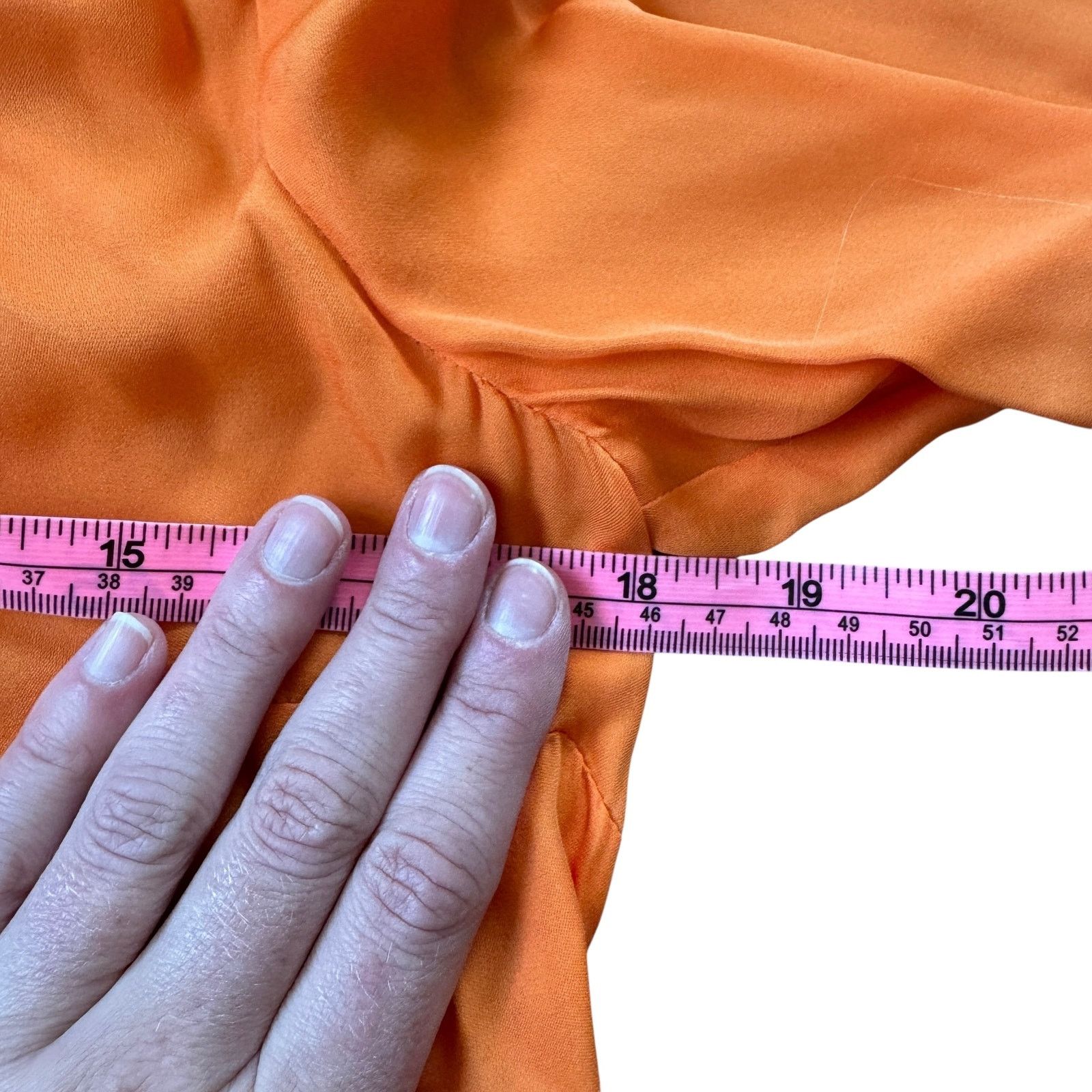 Veronica Beard Veronica Beard Morgane Silk Blouse Tangerine Orange Size XS / US 0-2 / IT 36-38 - 7 Thumbnail