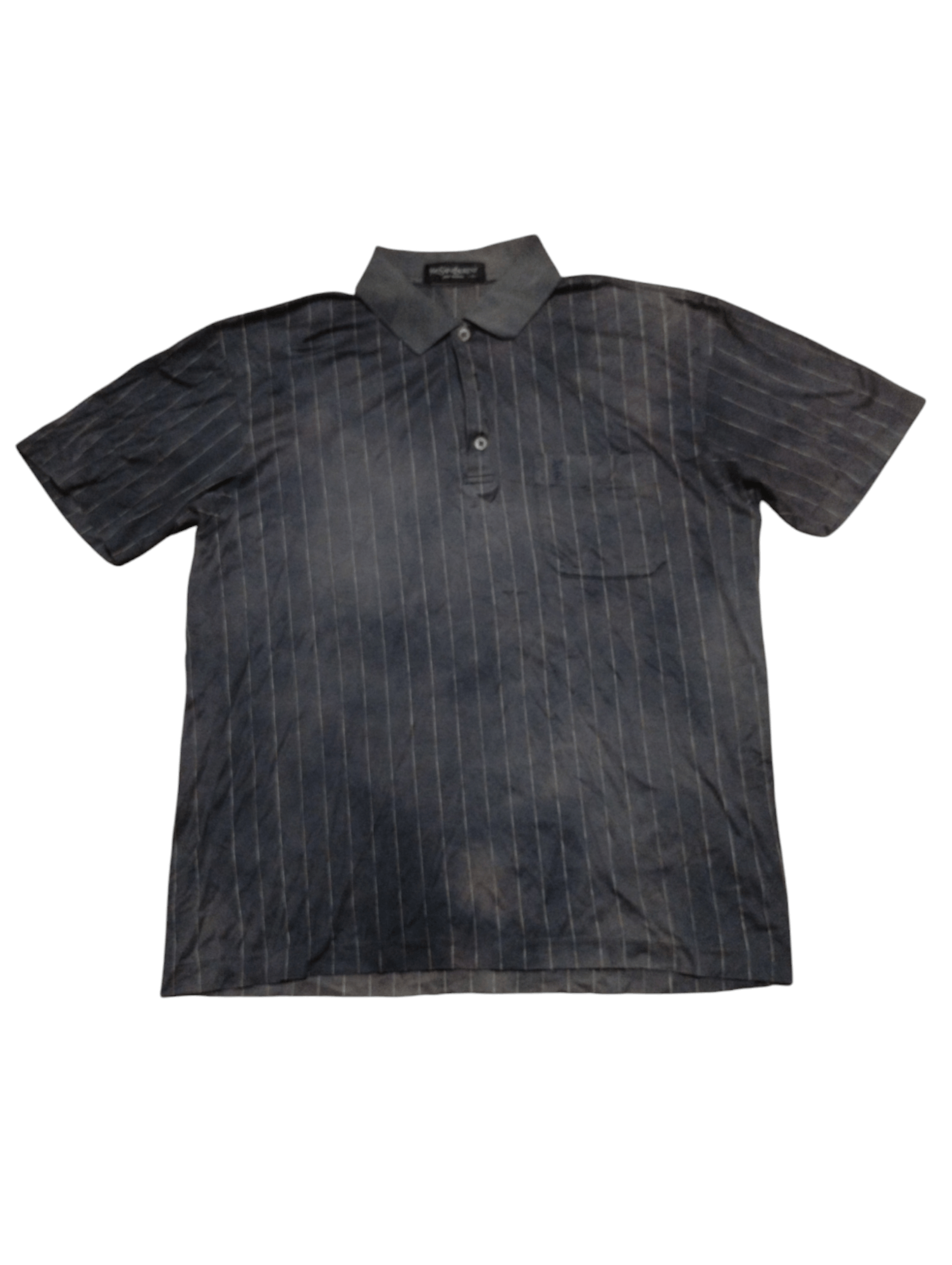 Yves Saint Laurent Yves Saint Laurent Sun Faded Natural Polo Shirt Size US L / EU 52-54 / 3 - 1 Thumbnail