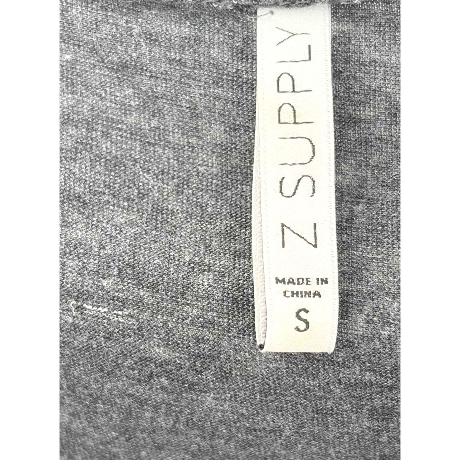 Z Supply Pre-Owned Z Supply Grey Size Small Long Sleeve T-shirt Size S / US 4 / IT 40 - 3 Thumbnail