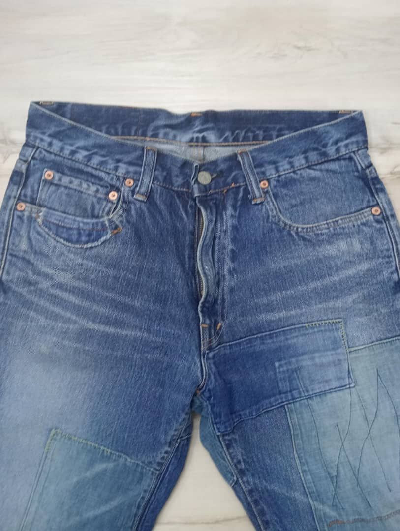 Blue Blue Japan Vintage Distressed Blue Blue Japan Size US 32 / EU 48 - 6 Thumbnail