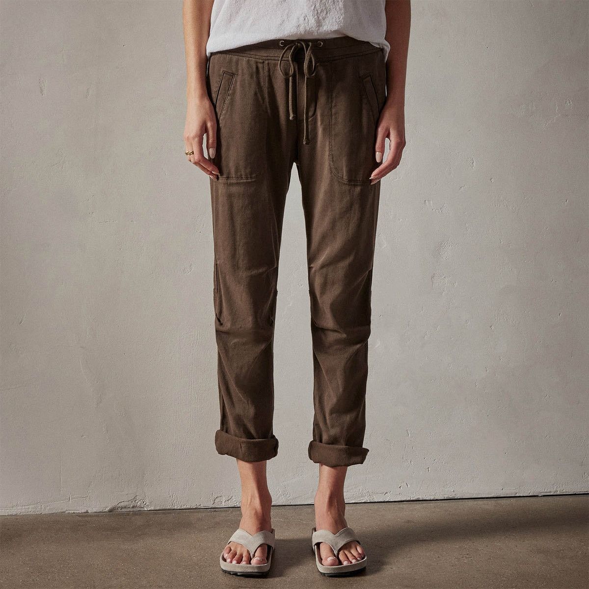 James Perse JAMES PERSE SOFT DRAPE PANT Sz 8 Size 30" / US 8 / IT 44 - 4 Thumbnail