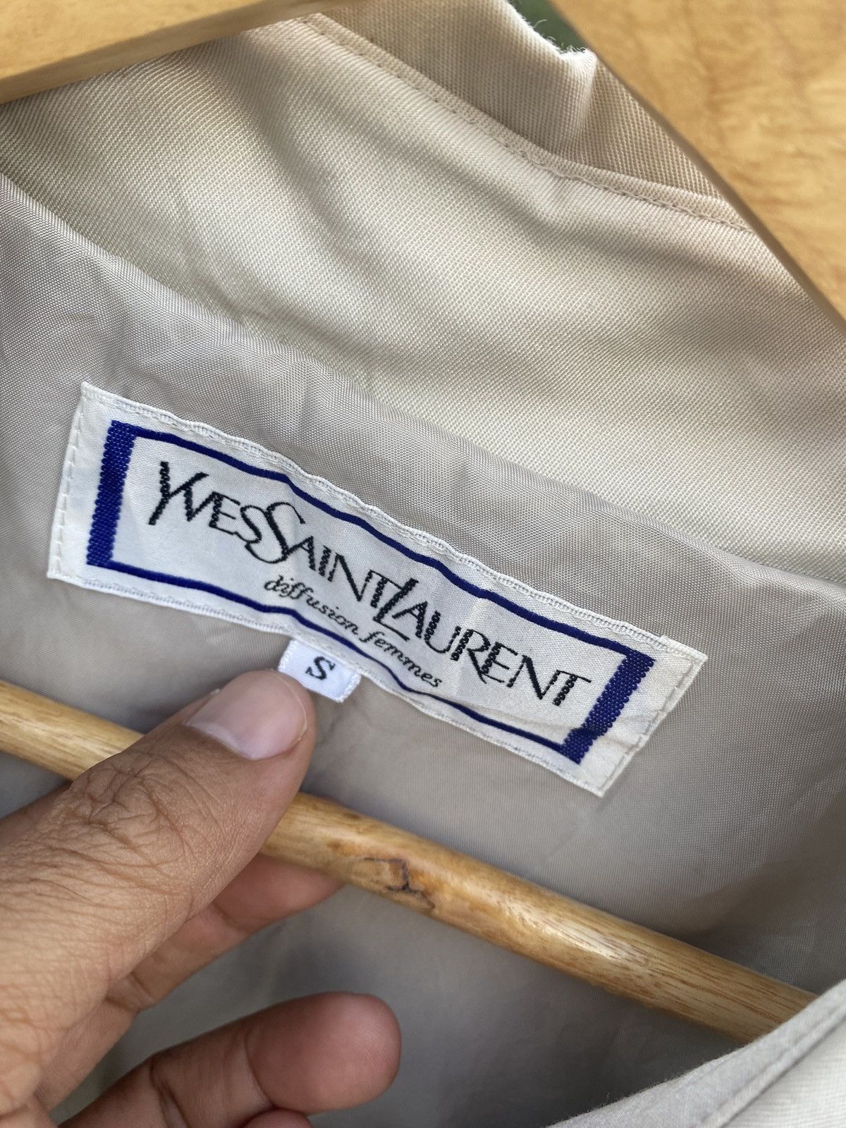 Yves Saint Laurent Yves Saint Laurent trench coat Size L / US 10 / IT 46 - 6 Thumbnail