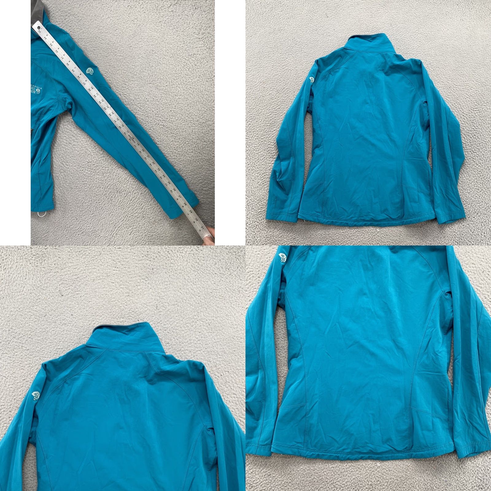 Mountain Hardwear Mountain Hardwear Women’s Blue Full Zip Stretch Jacket M Nylon Waterproof Jacket Size M / US 6-8 / IT 42-44 - 8 Thumbnail