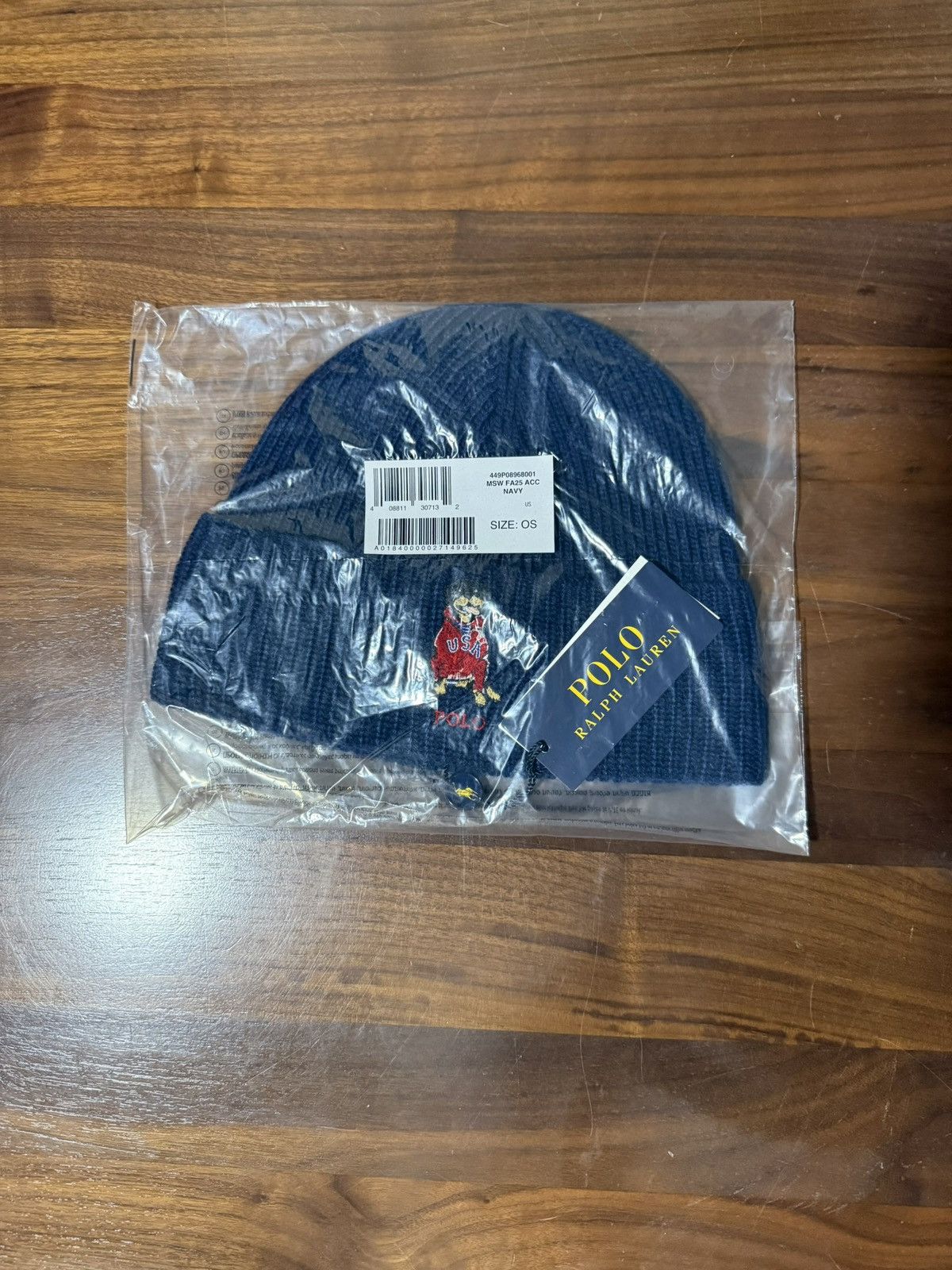 Polo Ralph Lauren Polo Ralph Lauren Embroidered Dog Beanie Navy USA Logo Dog Size ONE SIZE - 2 Thumbnail