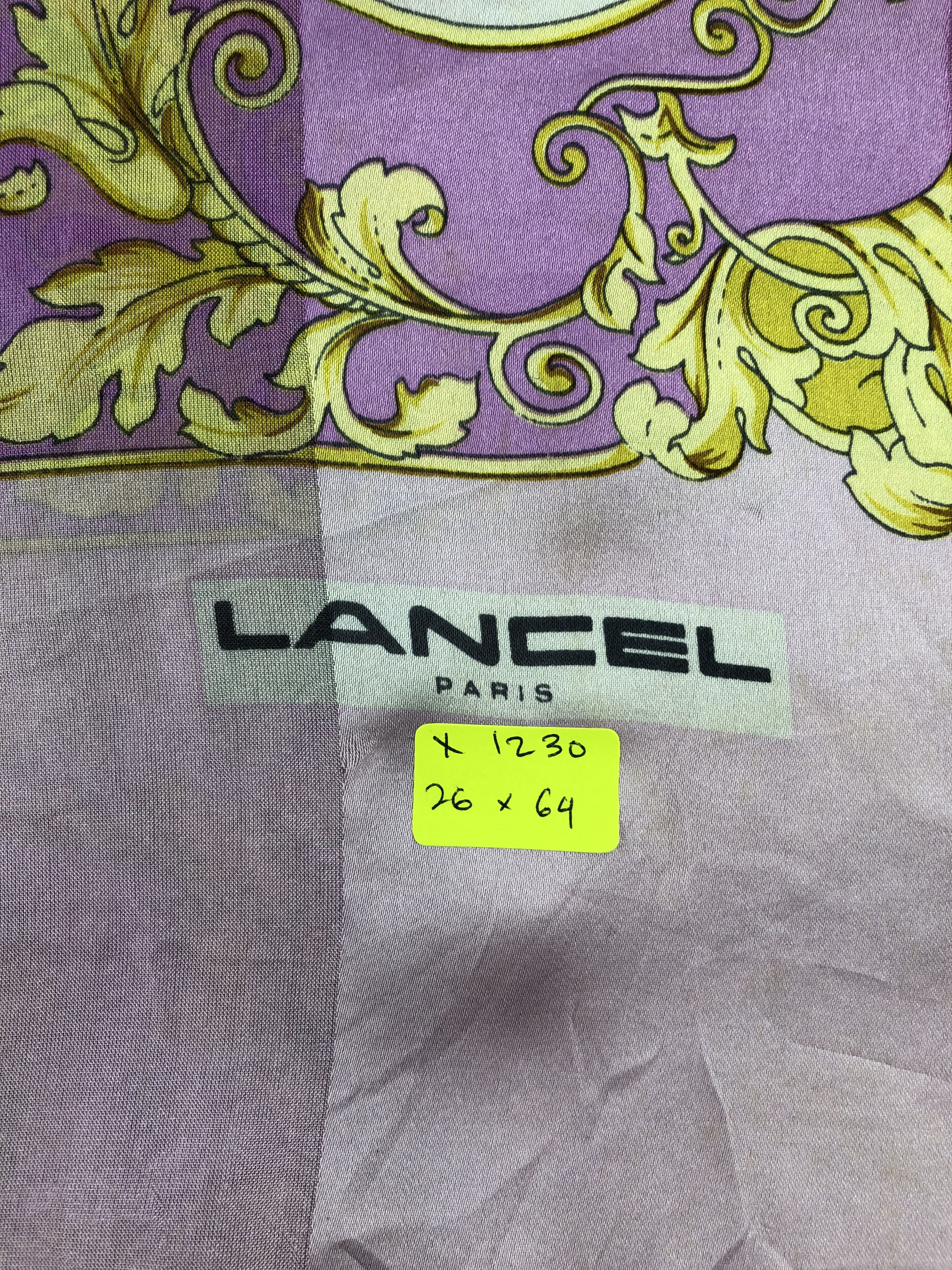 Lancel Vintage Lancel Silk Scarf Size ONE SIZE - 6 Thumbnail