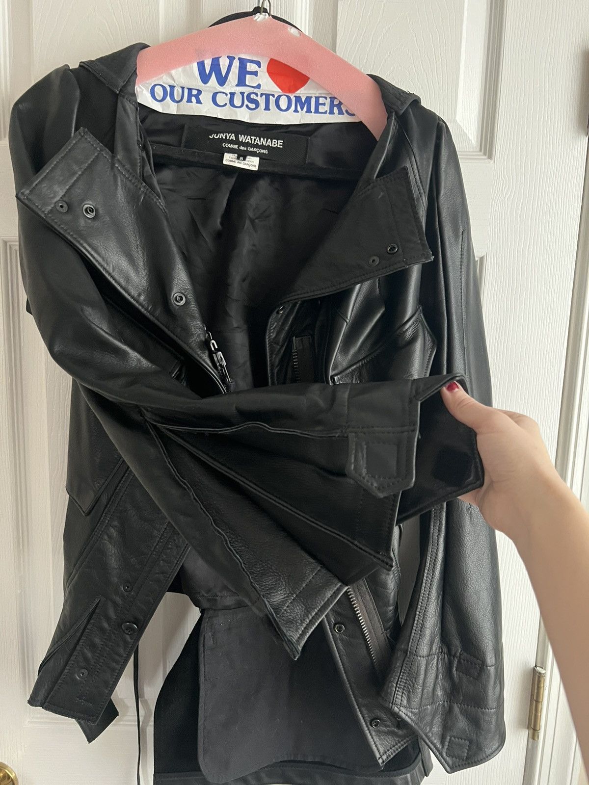 Junya Watanabe Junya Watanabe COMME des GRAÇONS Leather Jacket Size S / US 4 / IT 40 - 6 Thumbnail