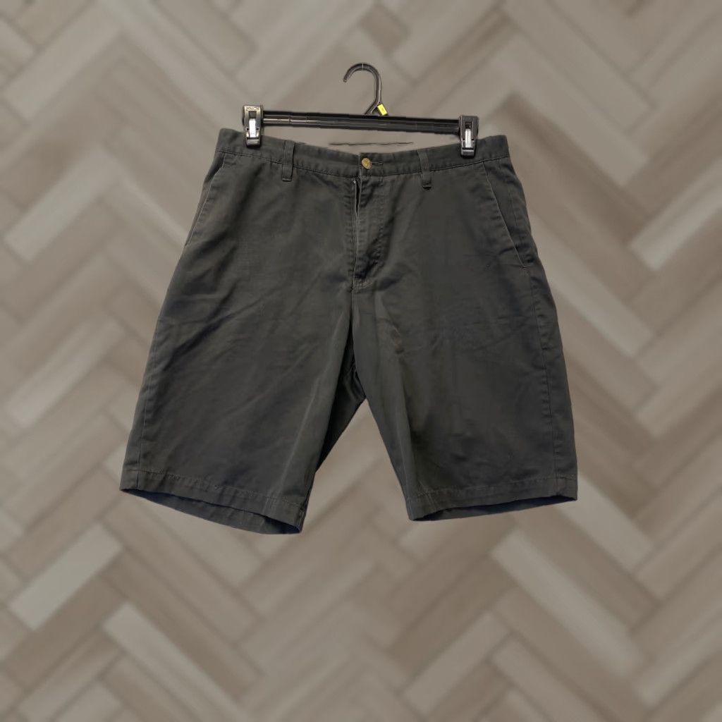Volcom Volcom Shorts Mens Size 33 Black Flat Front Cotton Blend 96-53 Size US 33 - 1 Thumbnail