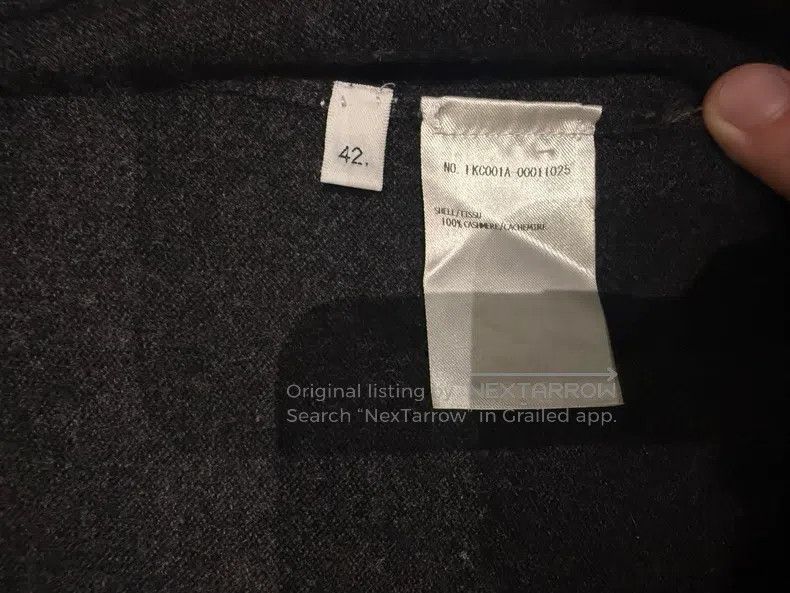 Thom Browne Thom Browne Classic Four Stripe Cashmere Cardigan - Dark G Size US M / EU 48-50 / 2 - 7 Thumbnail