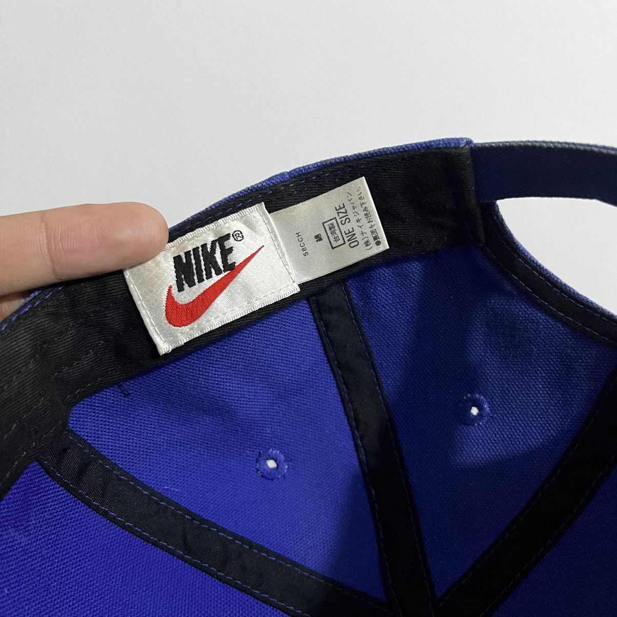 Nike × Vintage Vintage 90s Nike Dad Cap Embroidered Logo 58cm Size ONE SIZE - 6 Thumbnail
