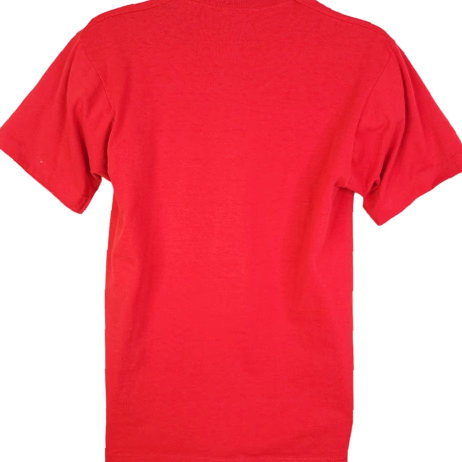 Vintage VINTAGE Vitruvian Man T Shirt Mens Size Medium 80s Country Club Made In USA Screen Stars Red Cotton Blend Short Sleeve Crew Neck 80s Art Tee Mens Size US M / EU 48-50 / 2 - 4 Thumbnail