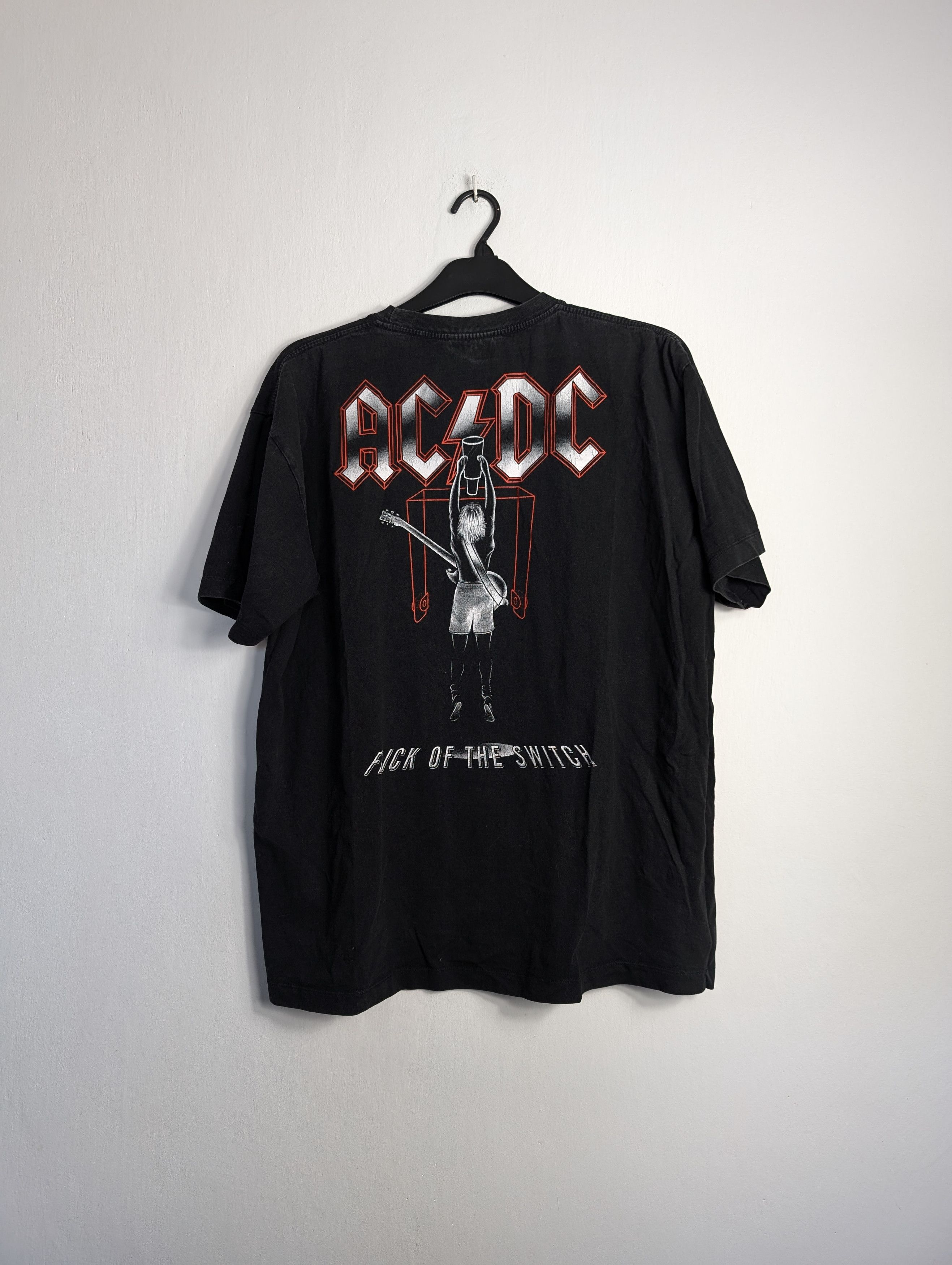 AC/DC × Vintage Vintage AC/DC Flip Of The Switch T-shirt Merch Band Tour Size US XL / EU 56 / 4 - 4 Thumbnail