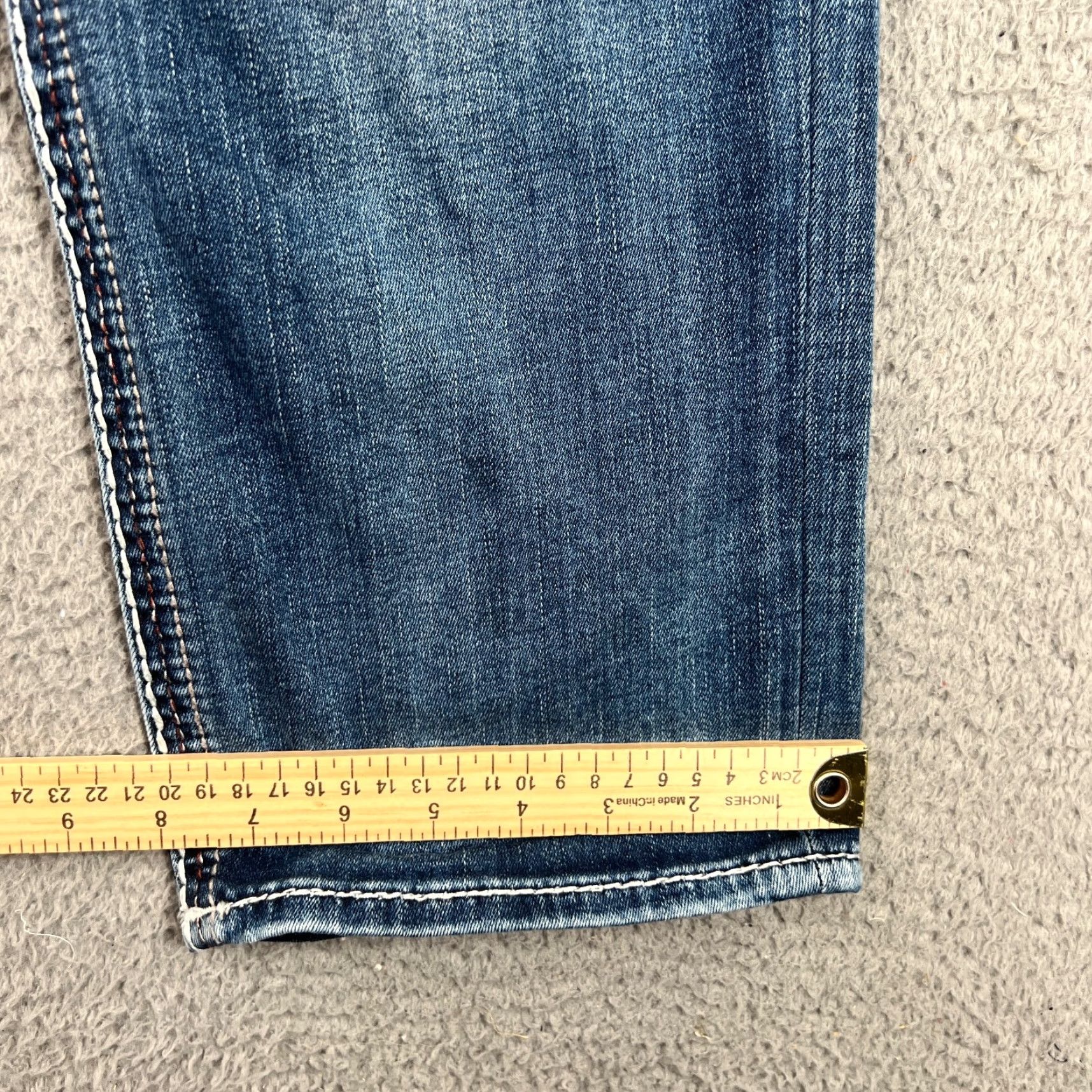 Vintage VINTAGE Rock Revival Denim Jeans Ladies Size 31 Blue Cropped Regular Fit 5-Pocket Size 24" / US 00 / IT 34 - 2 Thumbnail
