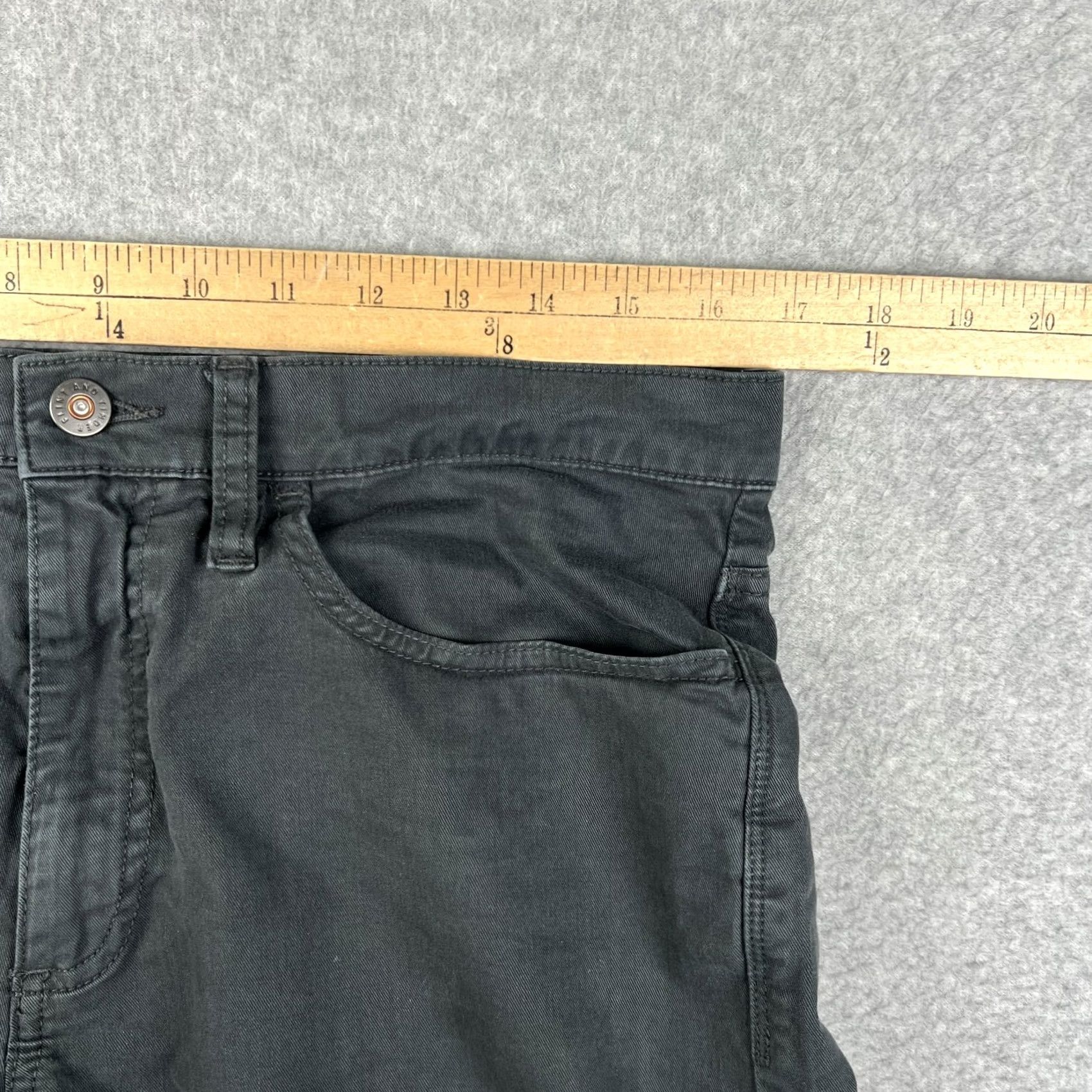 Flint And Tinder Flint & Tinder Pants Mens Slim Fit Stretch Chino 32x32 Grey Size US 32 / EU 48 - 6 Thumbnail