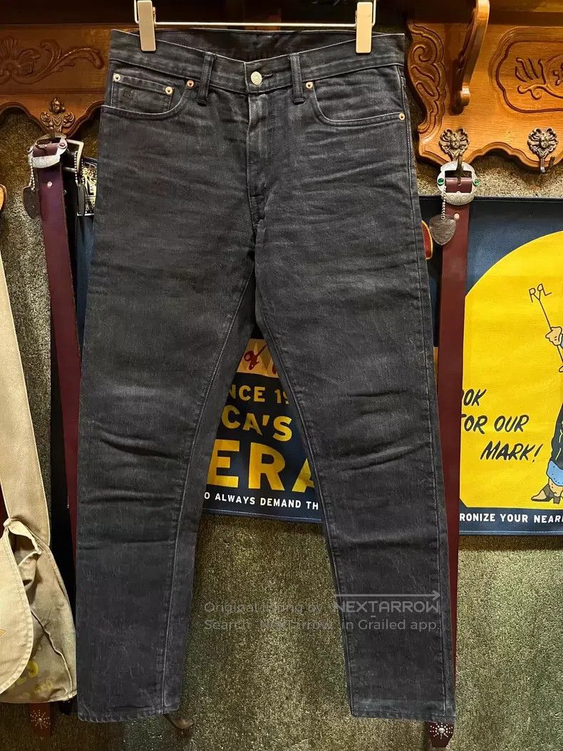 RRL Ralph Lauren RRL Ralph Lauren Black Cow Jeans Size US 32 / EU 48 - 1 Thumbnail