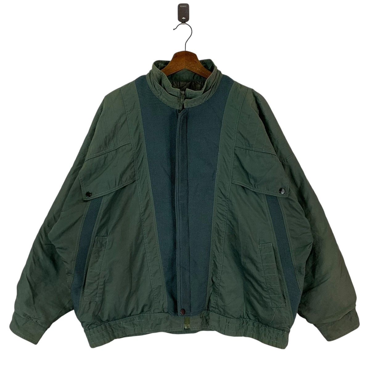 Issey Miyake × Japanese Brand × Vintage VINTAGE SUN PHORIKA DOUBLE ZIPPER BOMBER NYLON JACKET Size US L / EU 52-54 / 3 - 1 Thumbnail