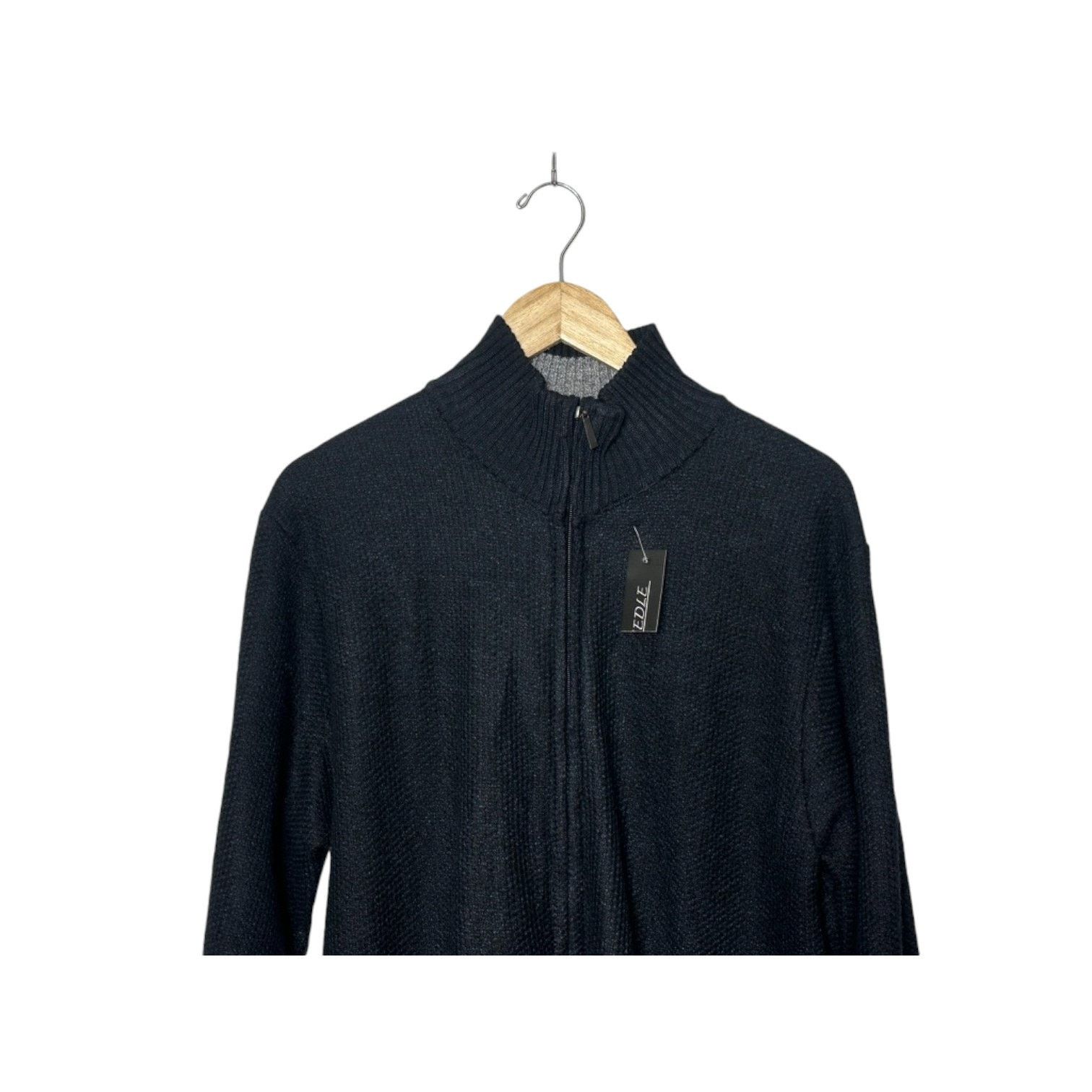 Other Silver Needle Navy Full-Zip Fleece Lined Sweater Mens L New Size US L / EU 52-54 / 3 - 2 Thumbnail