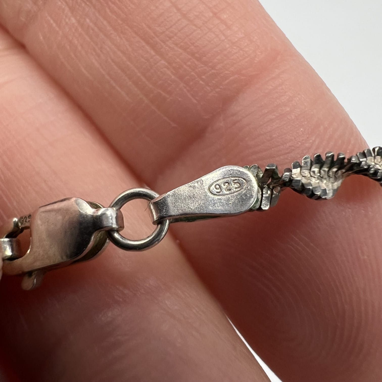 Sterling Silver Vintage Sterling Silver 925 Ropen Necklace Chain Jewelry Size ONE SIZE - 6 Thumbnail