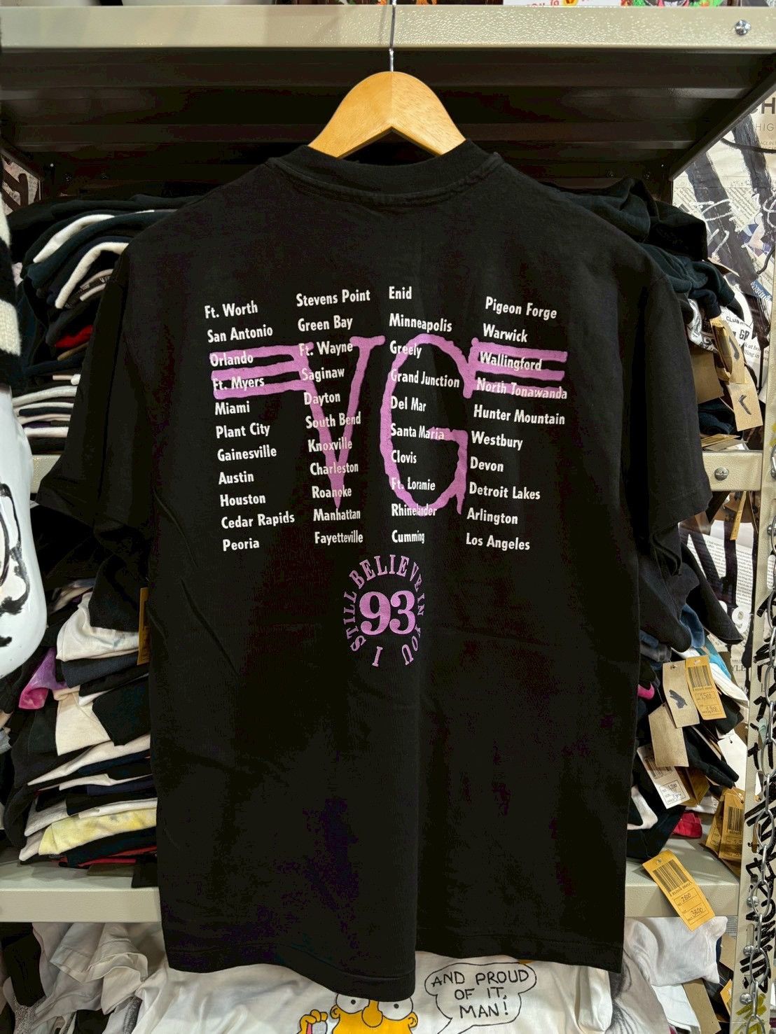 Band Tees Vince Gill 1993 Size US M / EU 48-50 / 2 - 6 Thumbnail