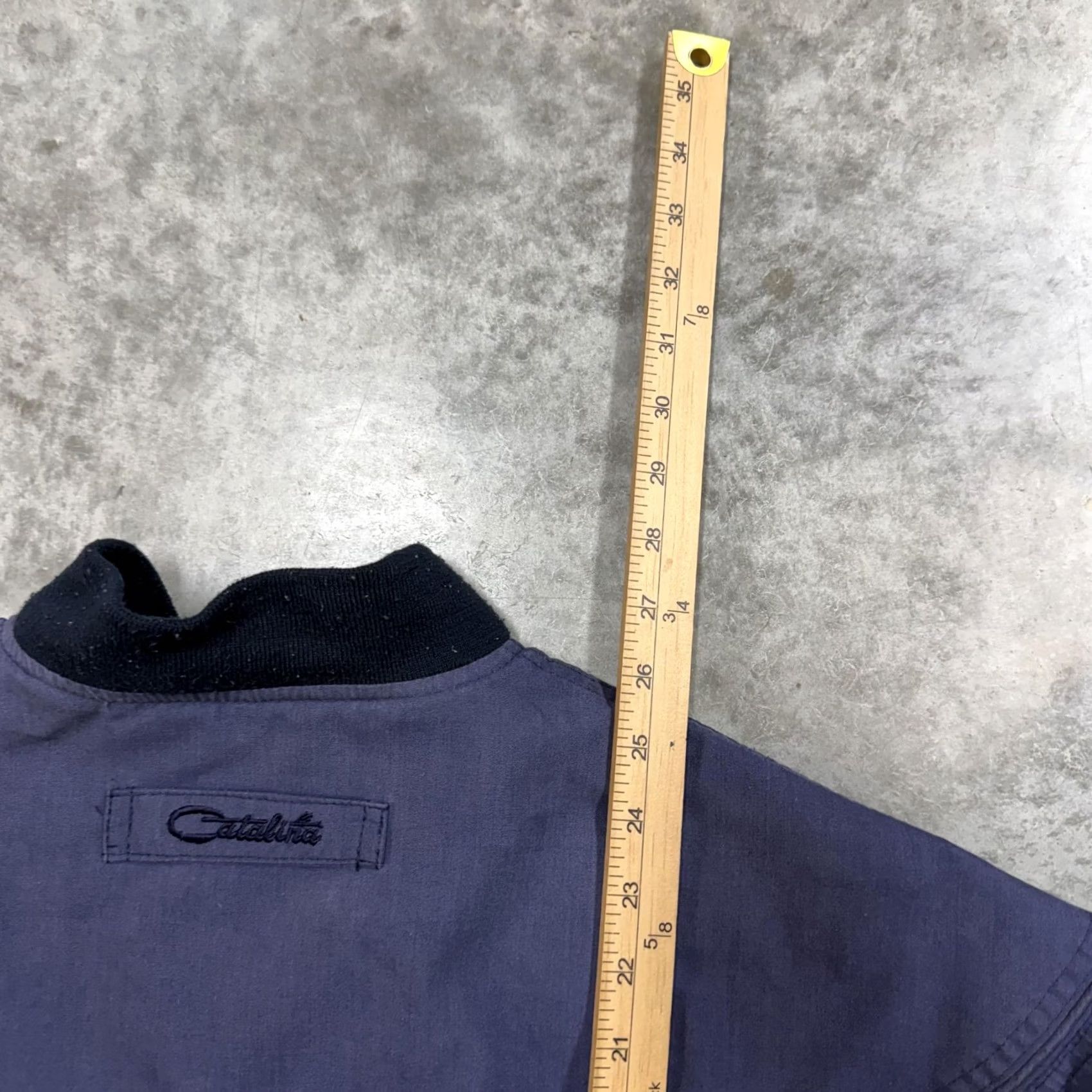 La Paz La Paz by Catalina Jacket Mens XL Blue Canvas Bomber Zip Lined Classic Size US XL / EU 56 / 4 - 6 Thumbnail