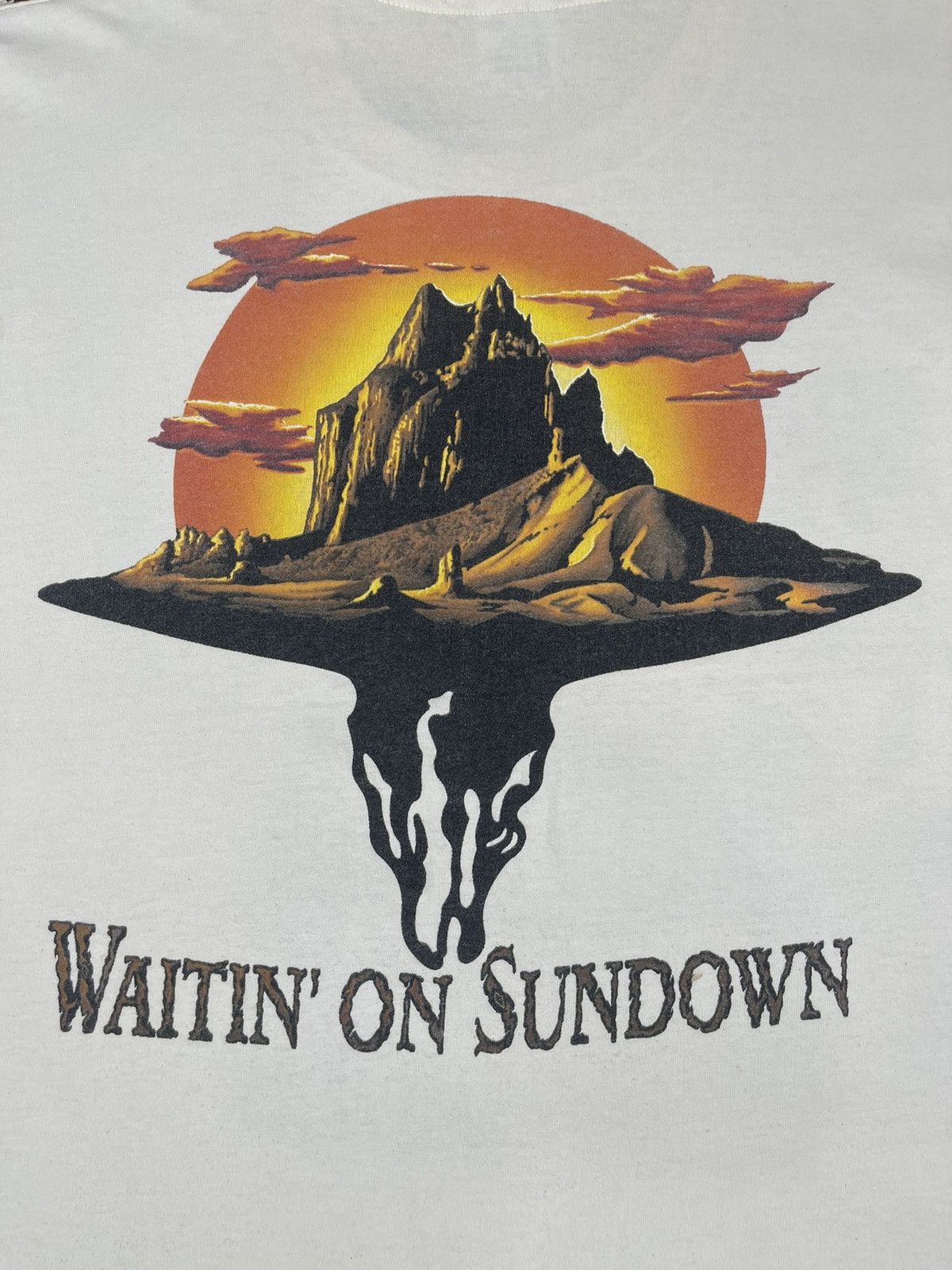Band Tees × Vintage 90s Vintage Brooks and Dunn ‘waitin on sundown’ tee Size US L / EU 52-54 / 3 - 4 Thumbnail