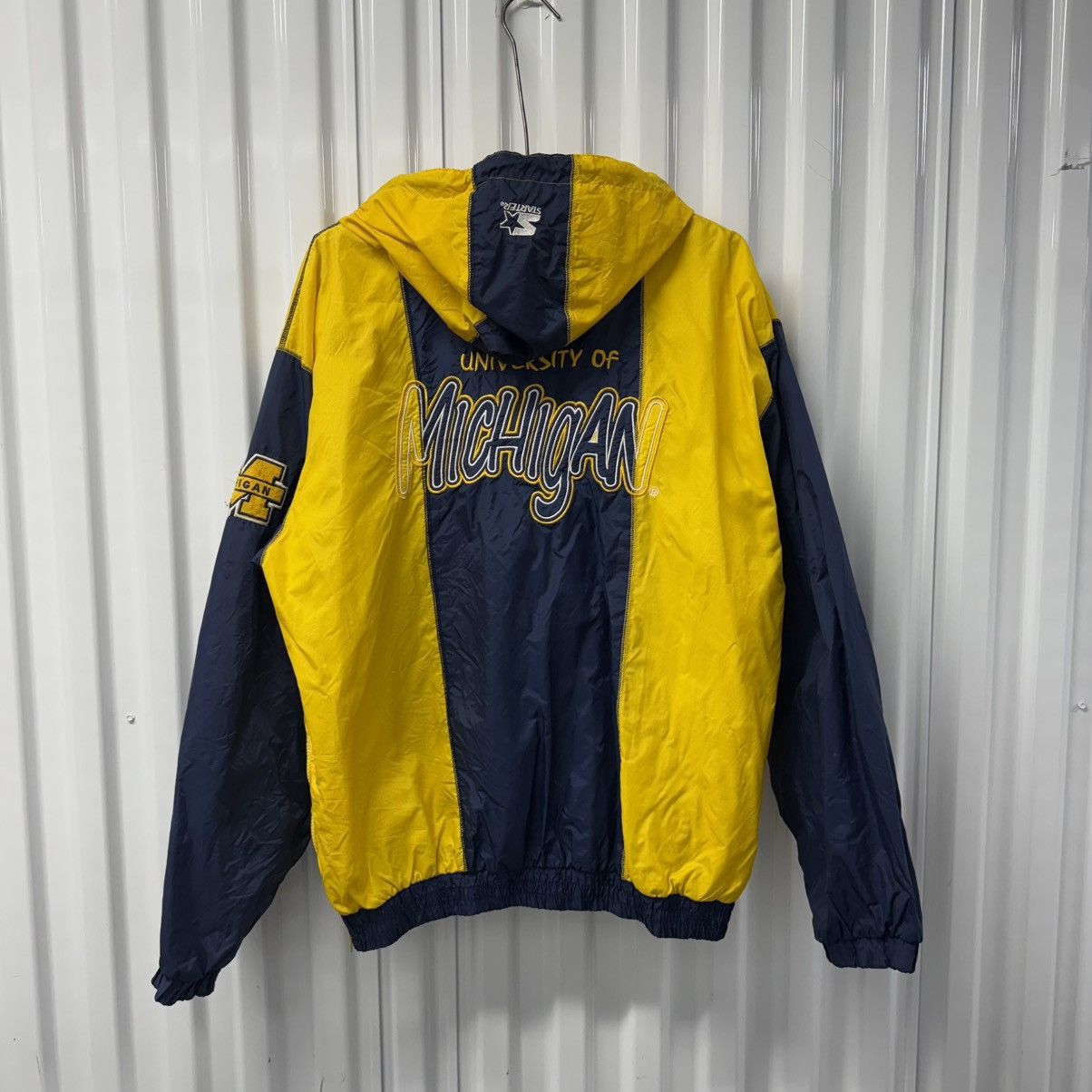 NCAA × Starter × Vintage Vintage 90’s Michigan Wolverine Starter Jacket Size US L / EU 52-54 / 3 - 10 Thumbnail