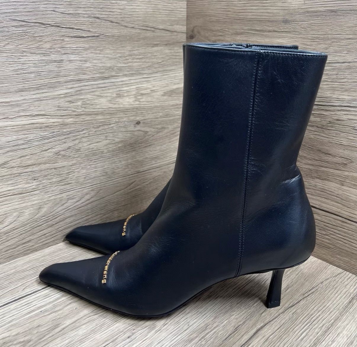 Alexander Wang Alexander Wang Pointed-Toe Heeled Ankle Boots J41 Size US 6.5 / IT 36.5 - 1 Thumbnail