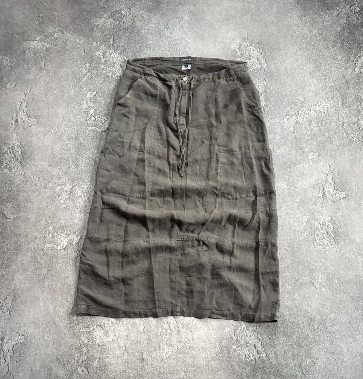OSKA Oska III size linen avantgarde long relaxed skirt Size 28" / US 6 / IT 42 - 7 Thumbnail