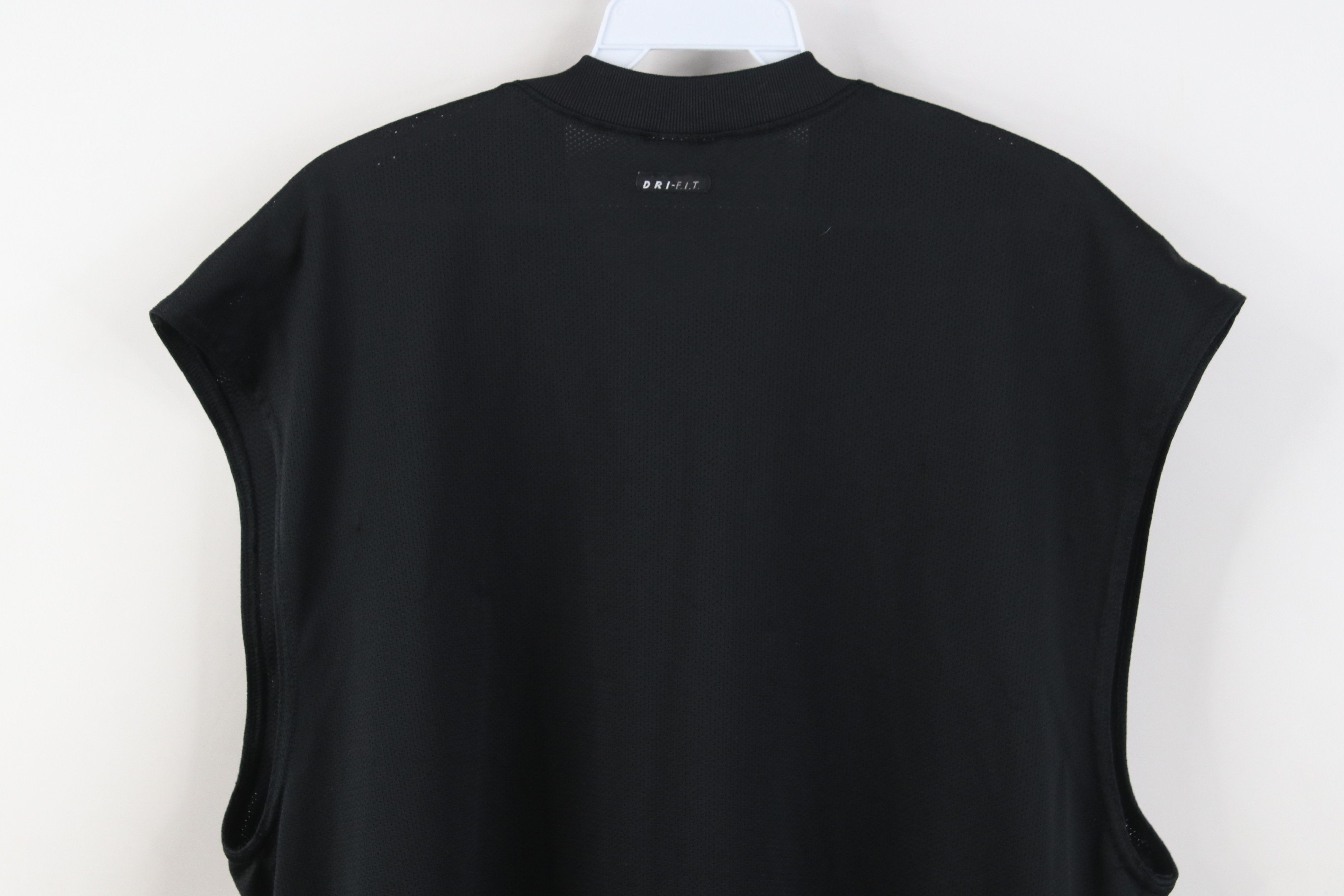 Nike Vintage Nike Scott Mini Swoosh Mesh Muscle T-Shirt Black Size US L / EU 52-54 / 3 - 12 Thumbnail
