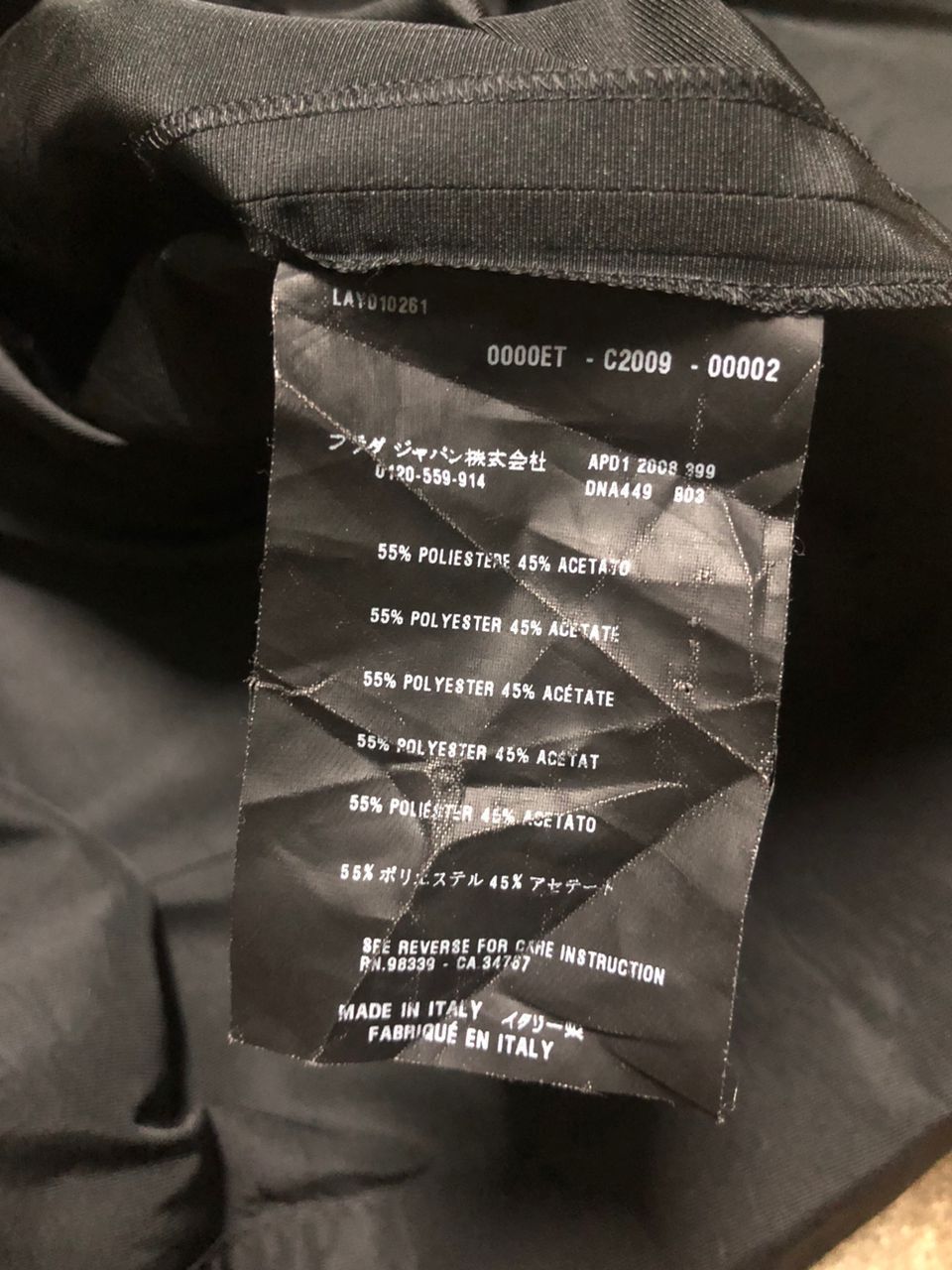 Prada Prada Black Baggy Mini Skirt Size 28" / US 6 / IT 42 - 8 Thumbnail