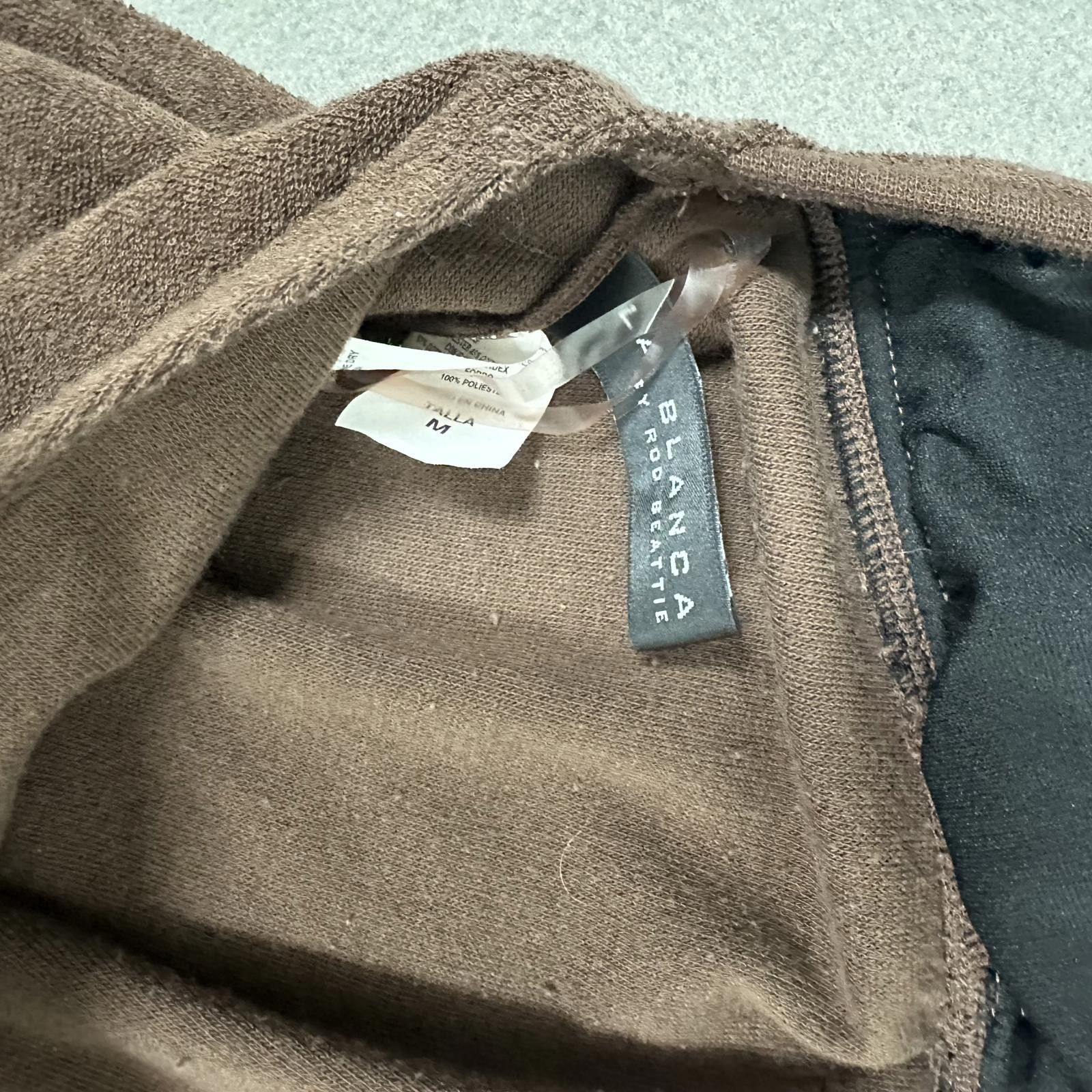 Other Women’s Dress Brown Terry Cloth Halter Y2K like if it was Size M / US 6-8 / IT 42-44 - 4 Thumbnail