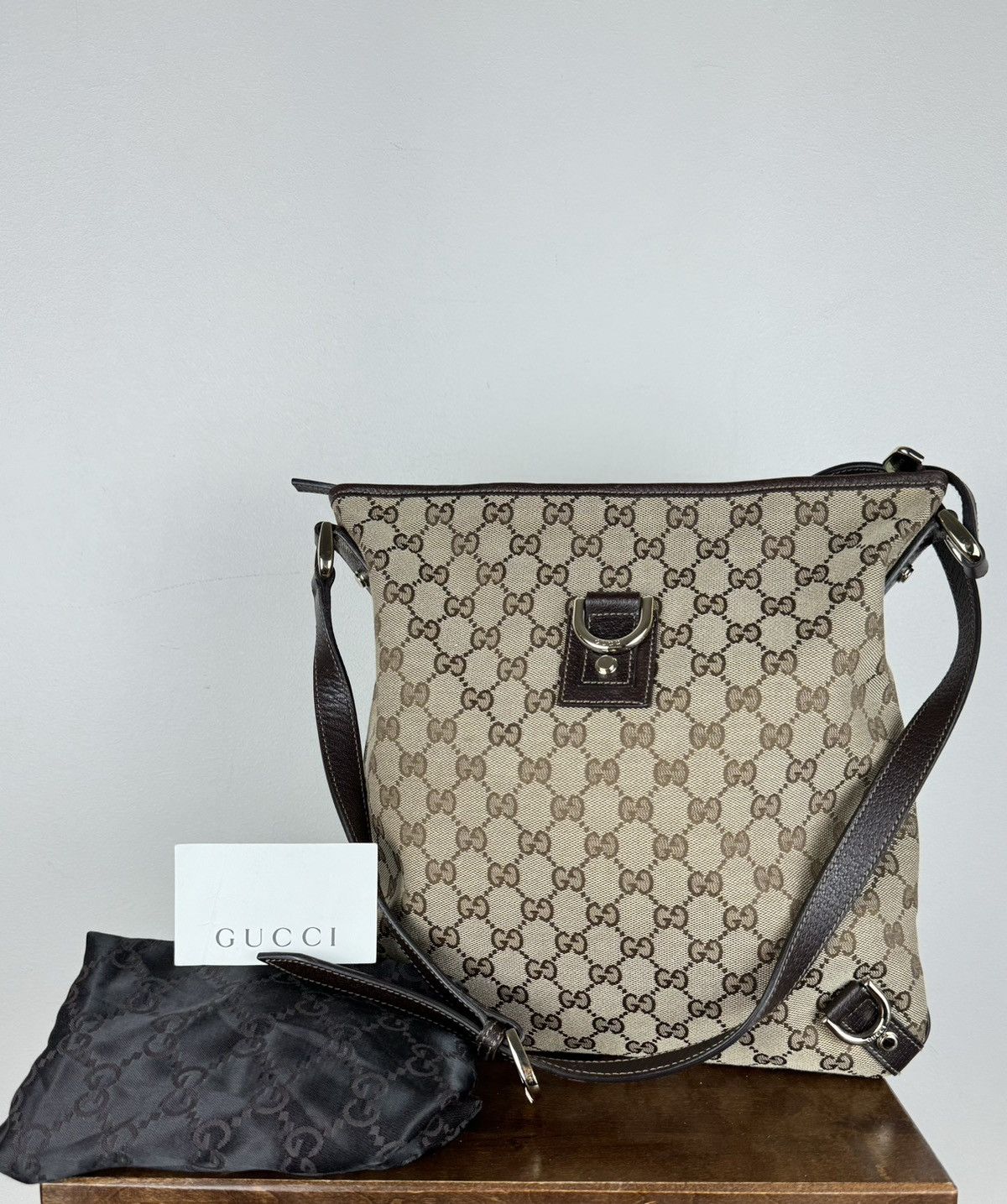 Gucci Luxury shoulder messenger bag Gucci Abbey GG original item Size ONE SIZE - 1 Thumbnail