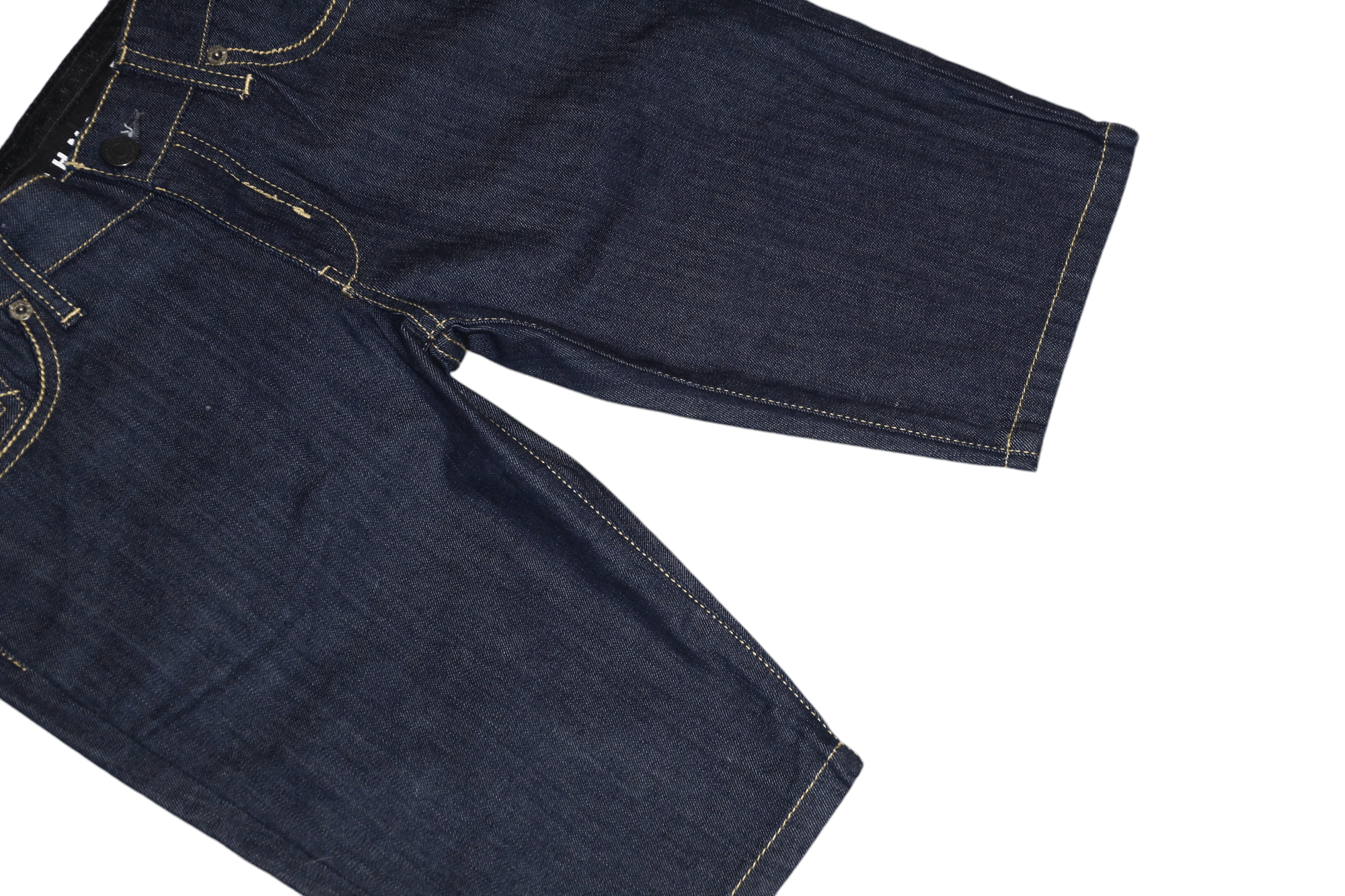 John Richmond Richmond Denim Slim Fit Rhinestones Trim Bermuda Shorts Size US 28 / EU 44 - 6 Thumbnail