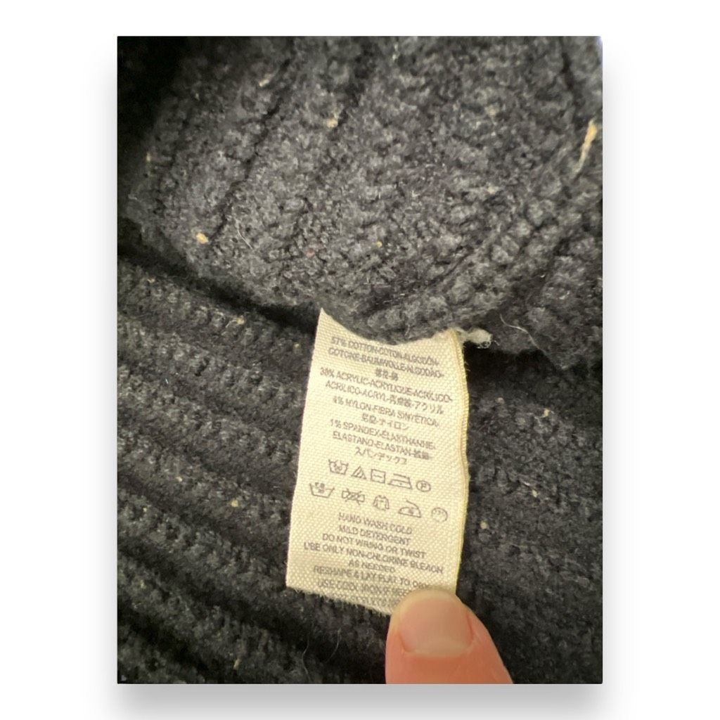 Free People Free People Black Oversized Short Sleeve Sweater Size Large Size L / US 10 / IT 46 - 5 Thumbnail