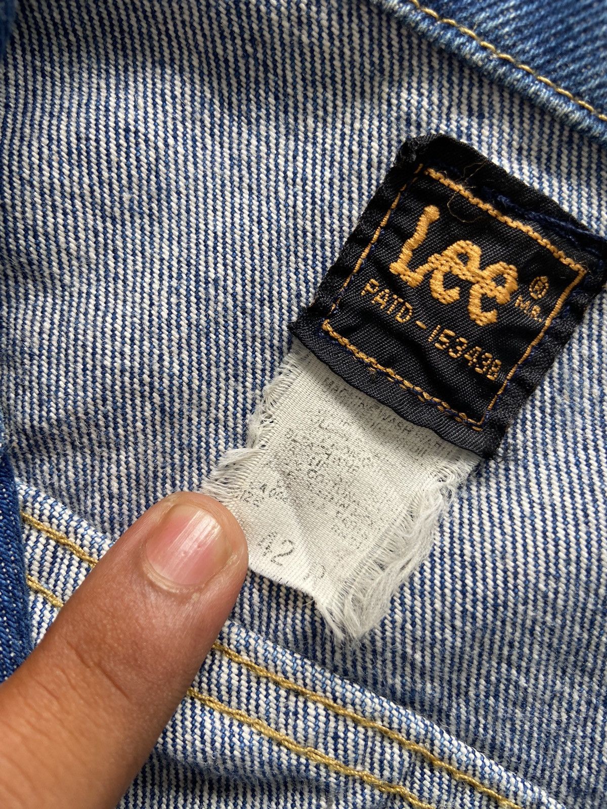 Lee × Vintage Vintage 1990’s Lee Western Trucker Denim Jacket Size US L / EU 52-54 / 3 - 4 Thumbnail