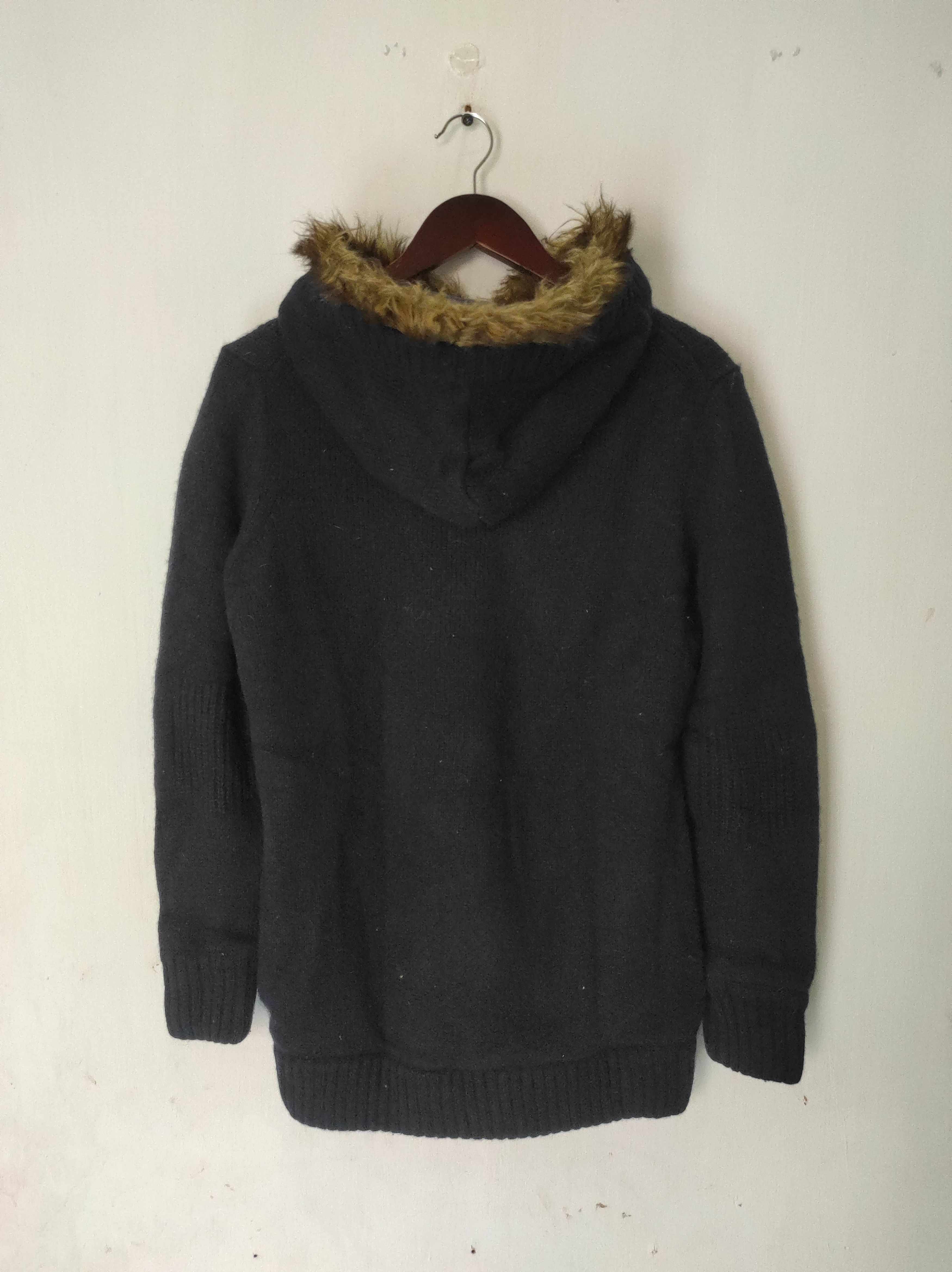 Homespun Knitwear Heritory Knit Zip Fur Hoodie IfSixWasNine LGB style Size US S / EU 44-46 / 1 - 12 Thumbnail