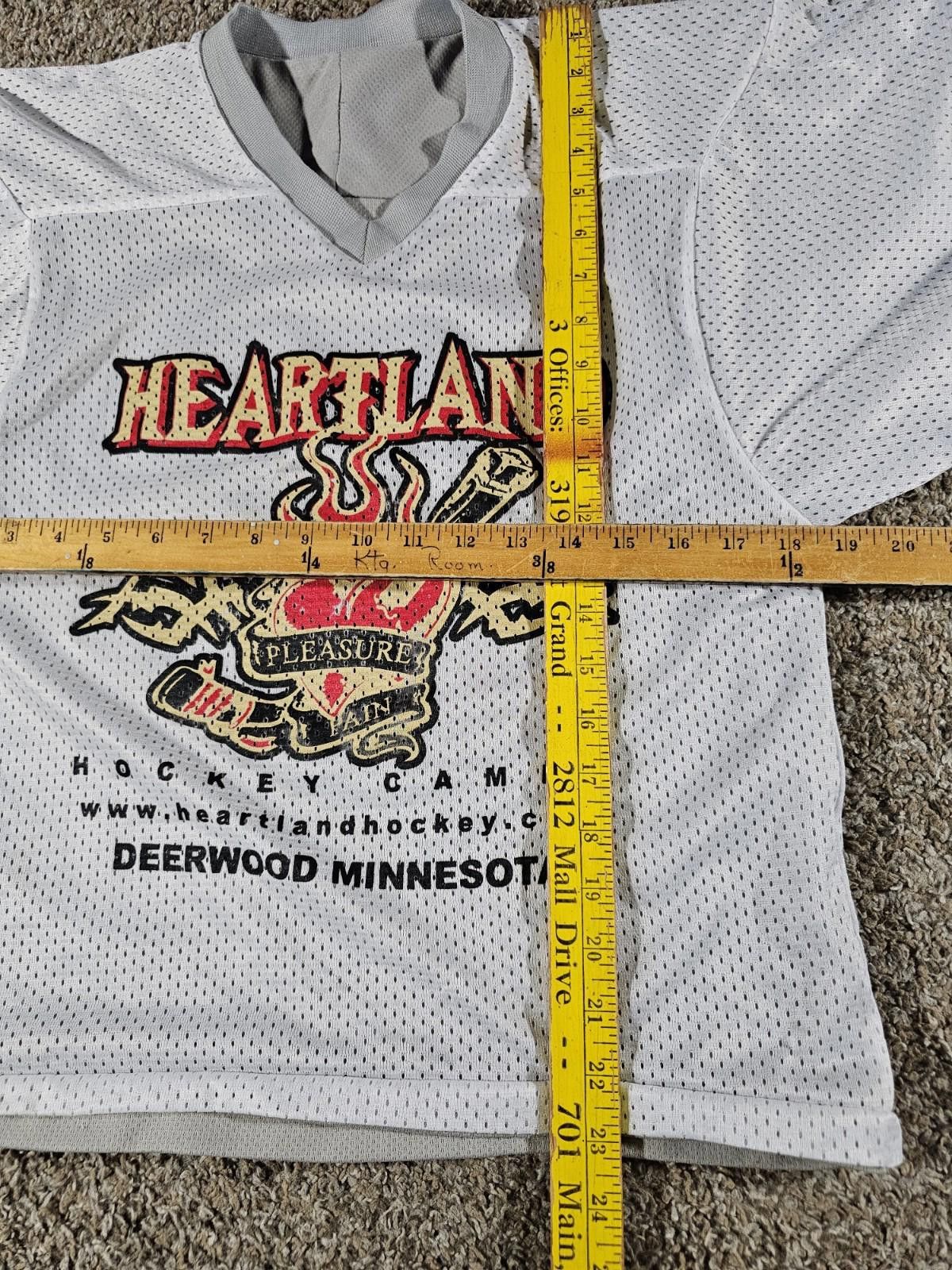 K1X K1 Heartland Hockey Camps Reversible Jersey White Gray Size ONE SIZE - 3 Thumbnail