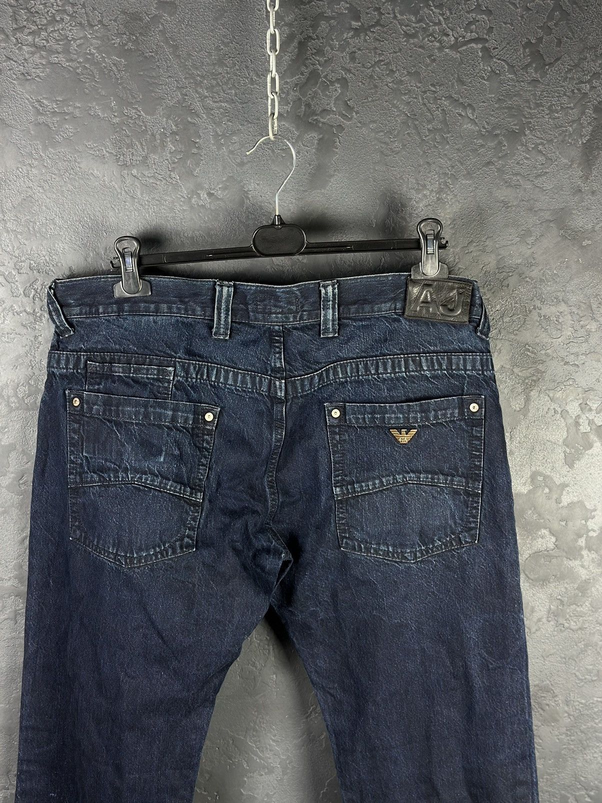 Armani × Japanese Brand Vintage Armani Jeans Japanese Distressed Jeans Size US 36 / EU 52 - 4 Thumbnail