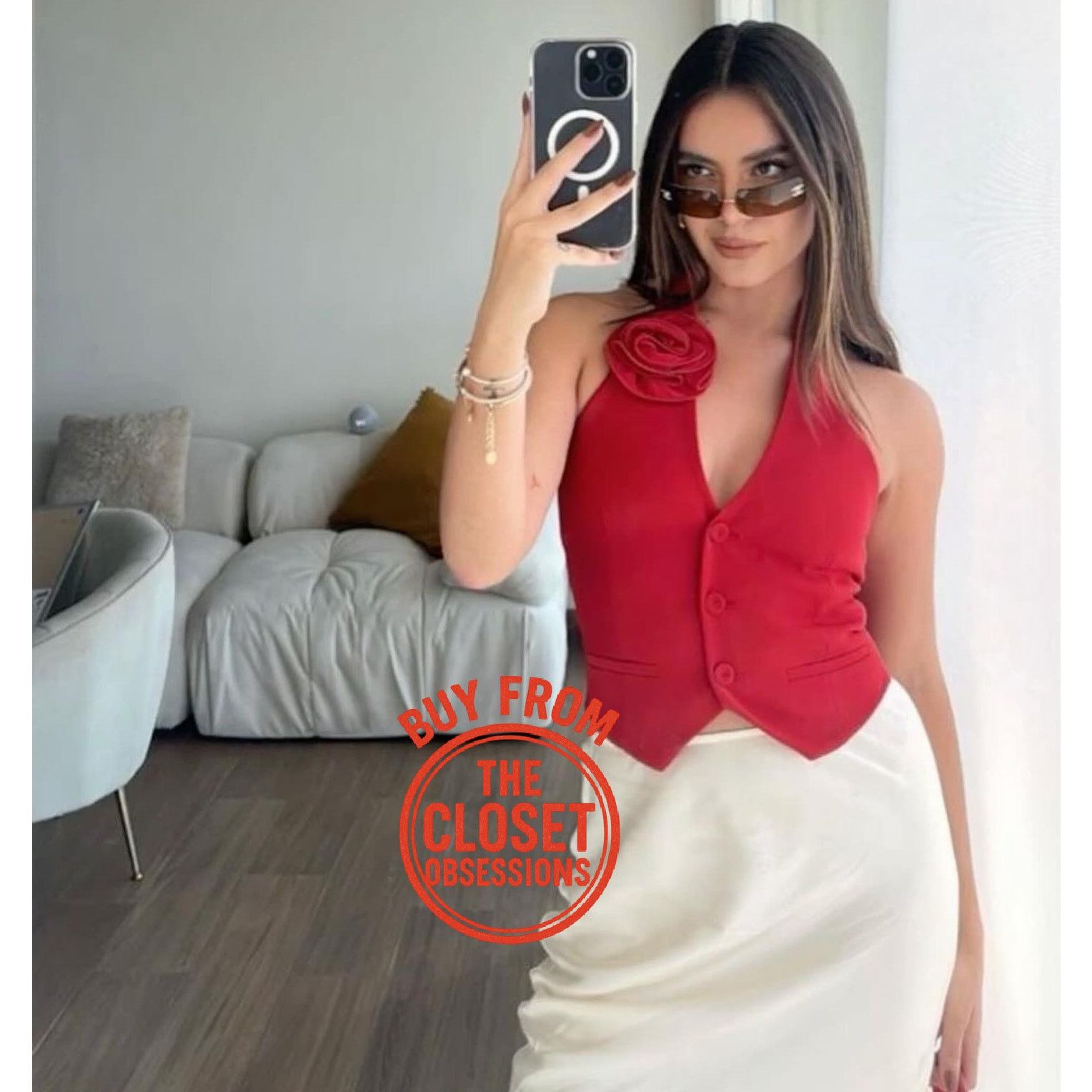 Mango RARE!!! MANGO BLOGGER FAVE!!! Halter Neck Vest NWT Size M / US 6-8 / IT 42-44 - 15 Thumbnail