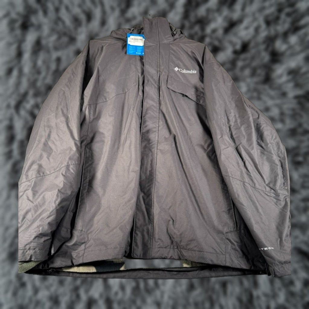 Vintage Columbia Interchange Jacket Mens 2X Big Gorpcore Camo Removable Liner Omni-Heat 3-in-1 Coat Winter Size US XXL / EU 58 / 5 - 1 Thumbnail
