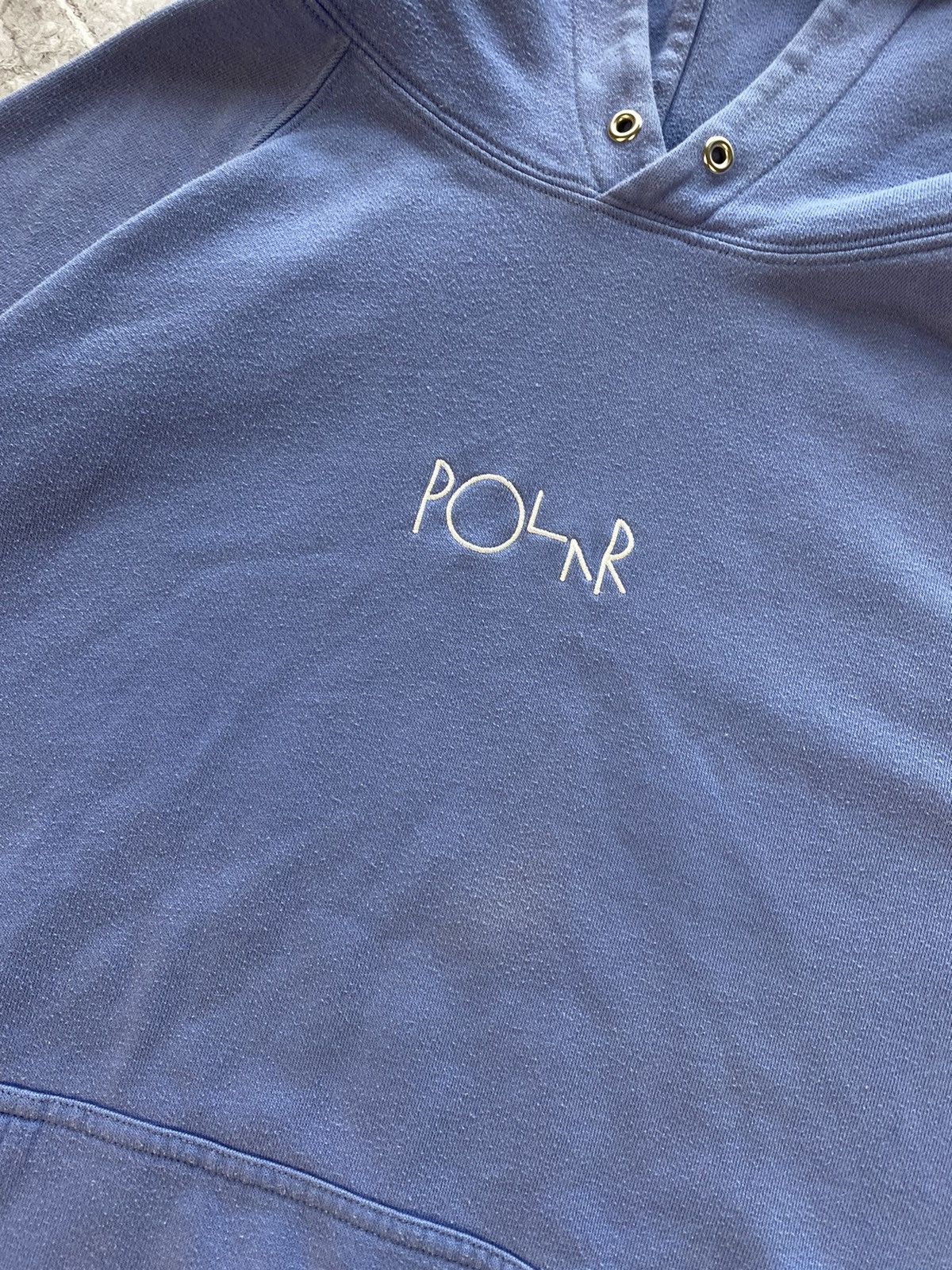 Polar Skate Co. Vintage Y2K Polar Skate Co. Default Centr Logo Blue Hoodie Size US M / EU 48-50 / 2 - 3 Thumbnail