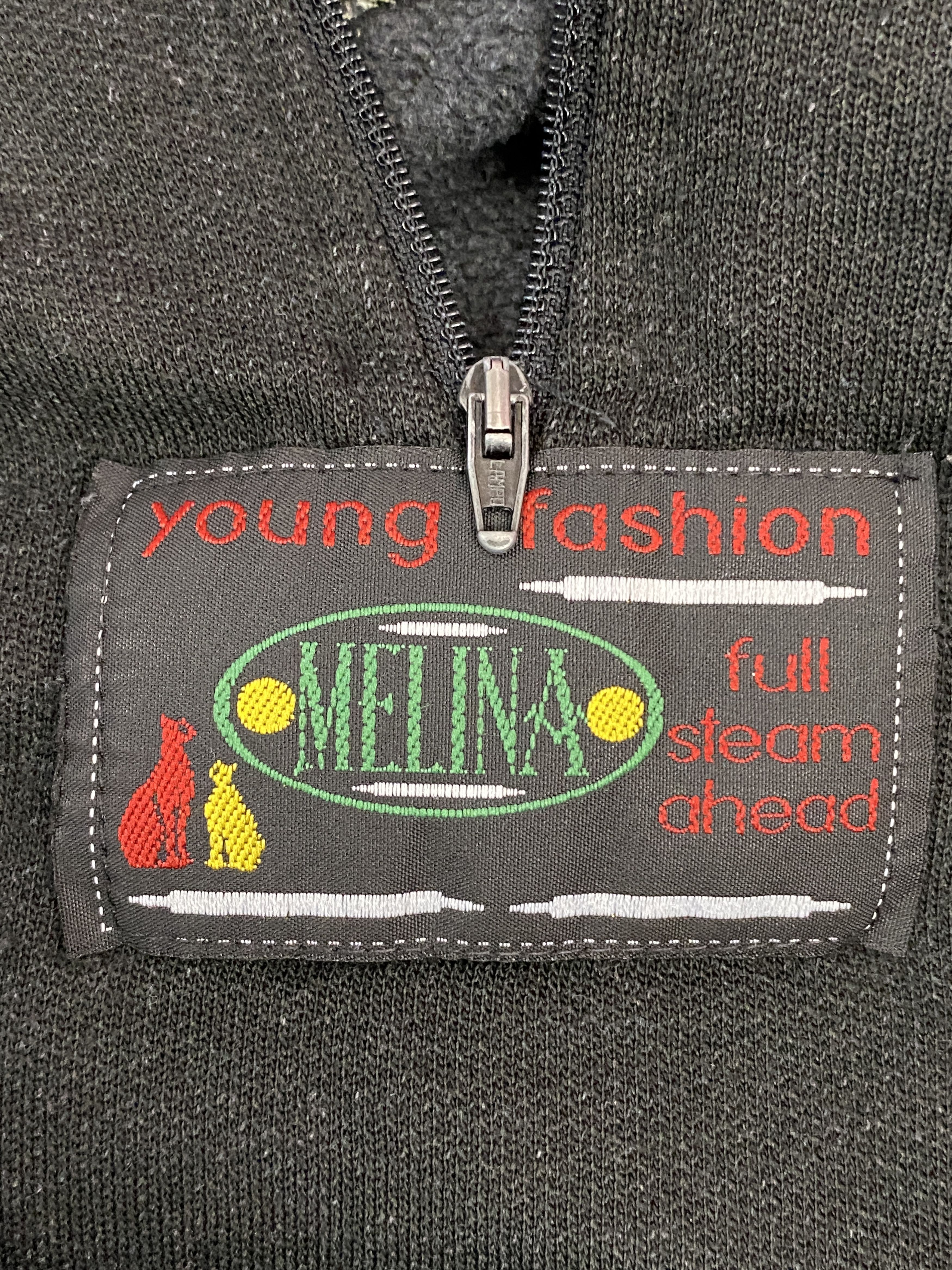 Vintage 90s Melina Vintage Men's 1/4 Zip Track Jacket - M Size US M / EU 48-50 / 2 - 5 Thumbnail
