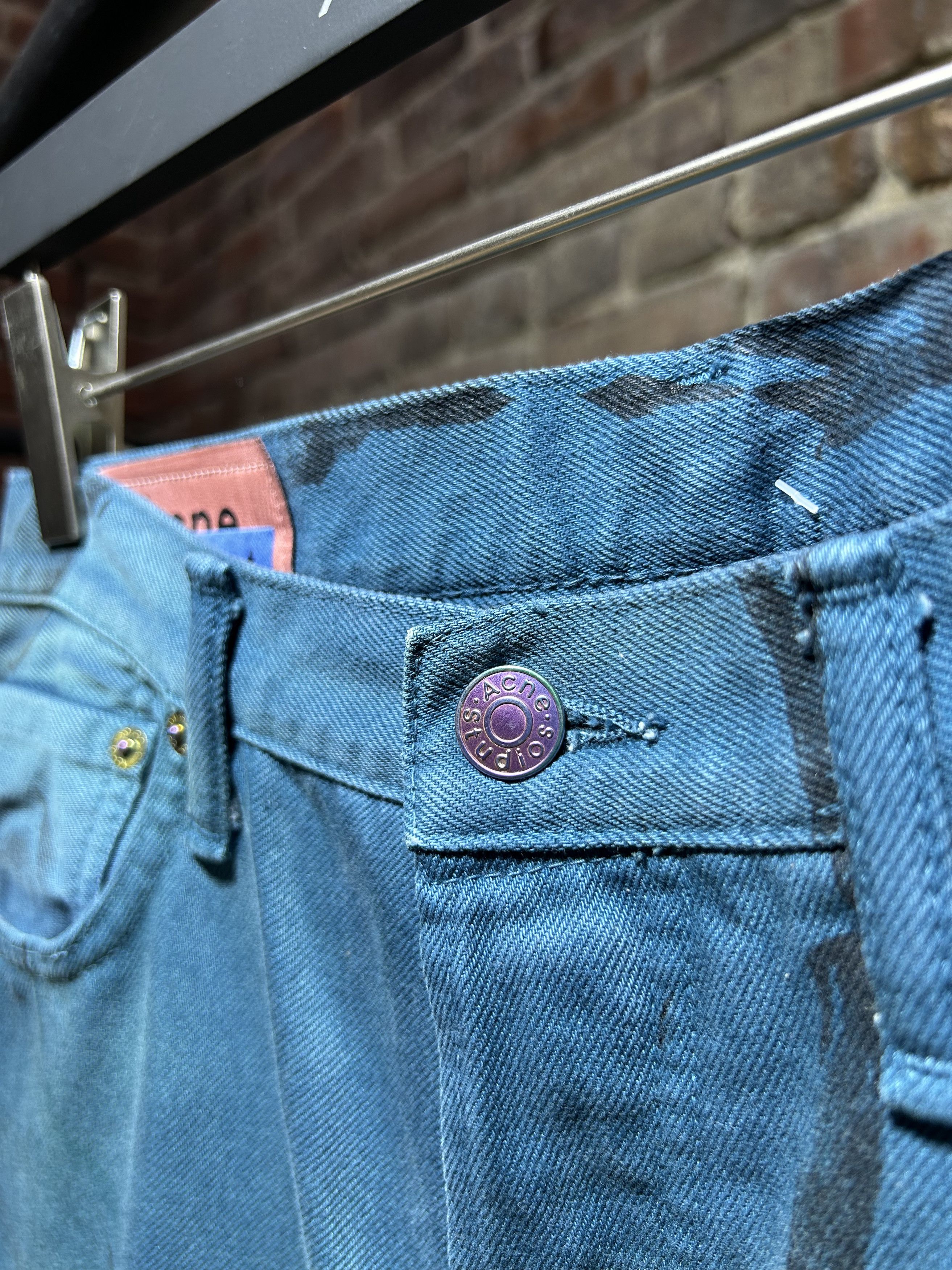 Acne Studios Acne Studios Swirl Ocean Jeans Size US 32 / EU 48 - 3 Thumbnail