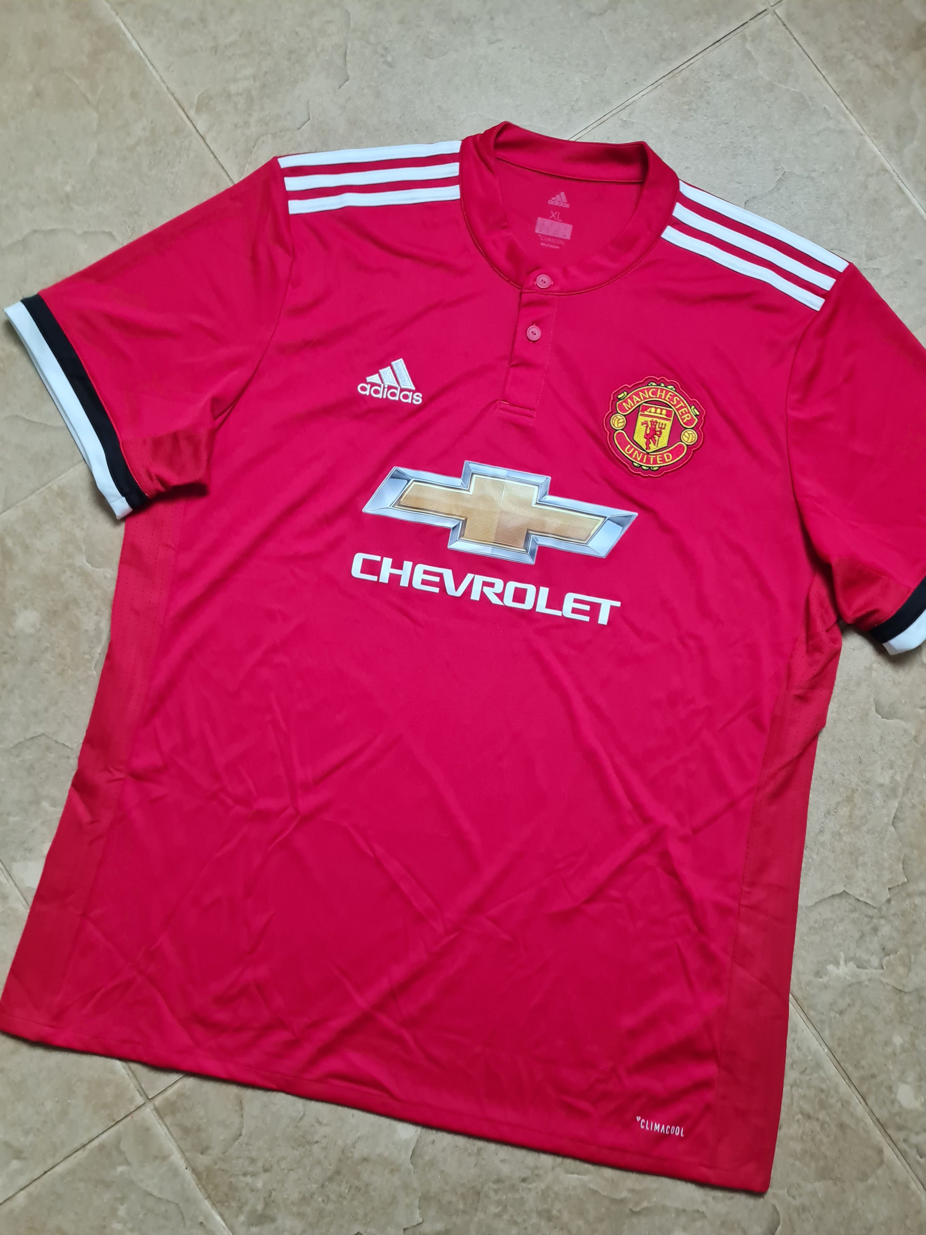 Adidas Manchester United 2017-18 Home Shirt Adidas XL Size US XL / EU 56 / 4 - 2 Thumbnail