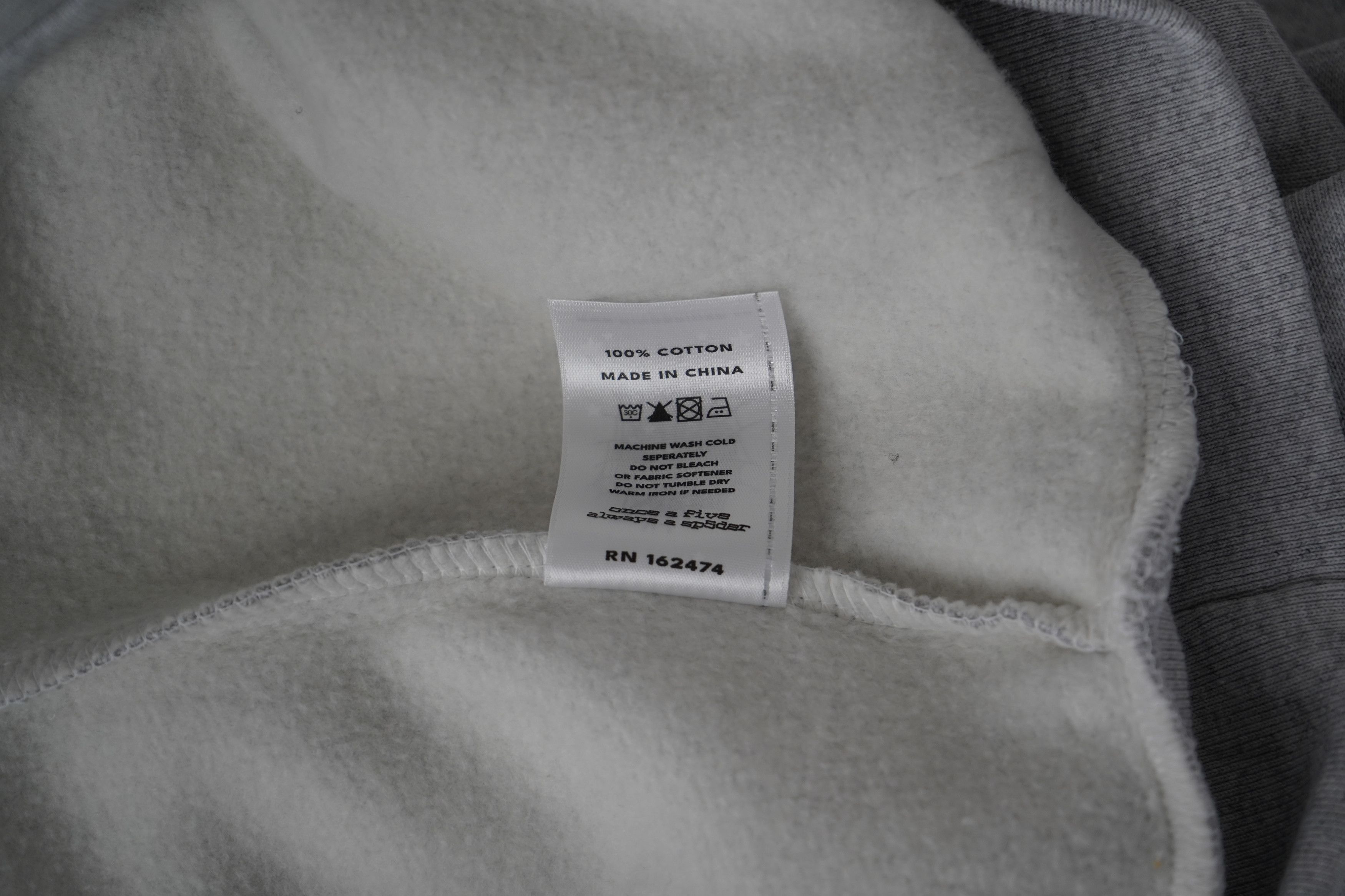 Sp5der Sp5der - Souvenir Hoodie (I Love Sp5der) - Heather Grey, M Size US M / EU 48-50 / 2 - 9 Thumbnail