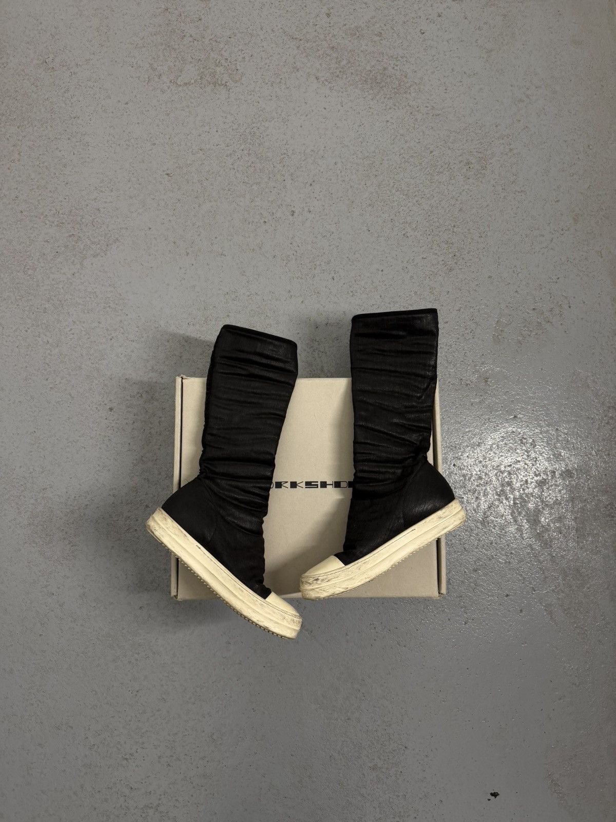 Rick Owens Drkshdw Rick Owens Drkshdw Socks With Box Size US 7 / IT 37 - 1 Thumbnail